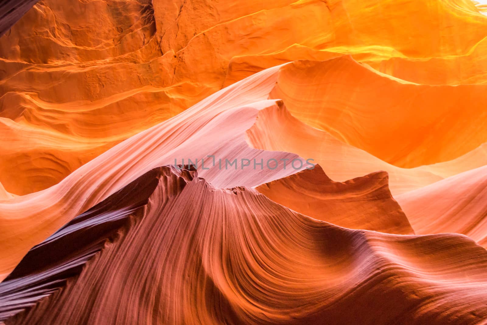 Antelope Canyon: the mountains (near Page, Arizona, USA)