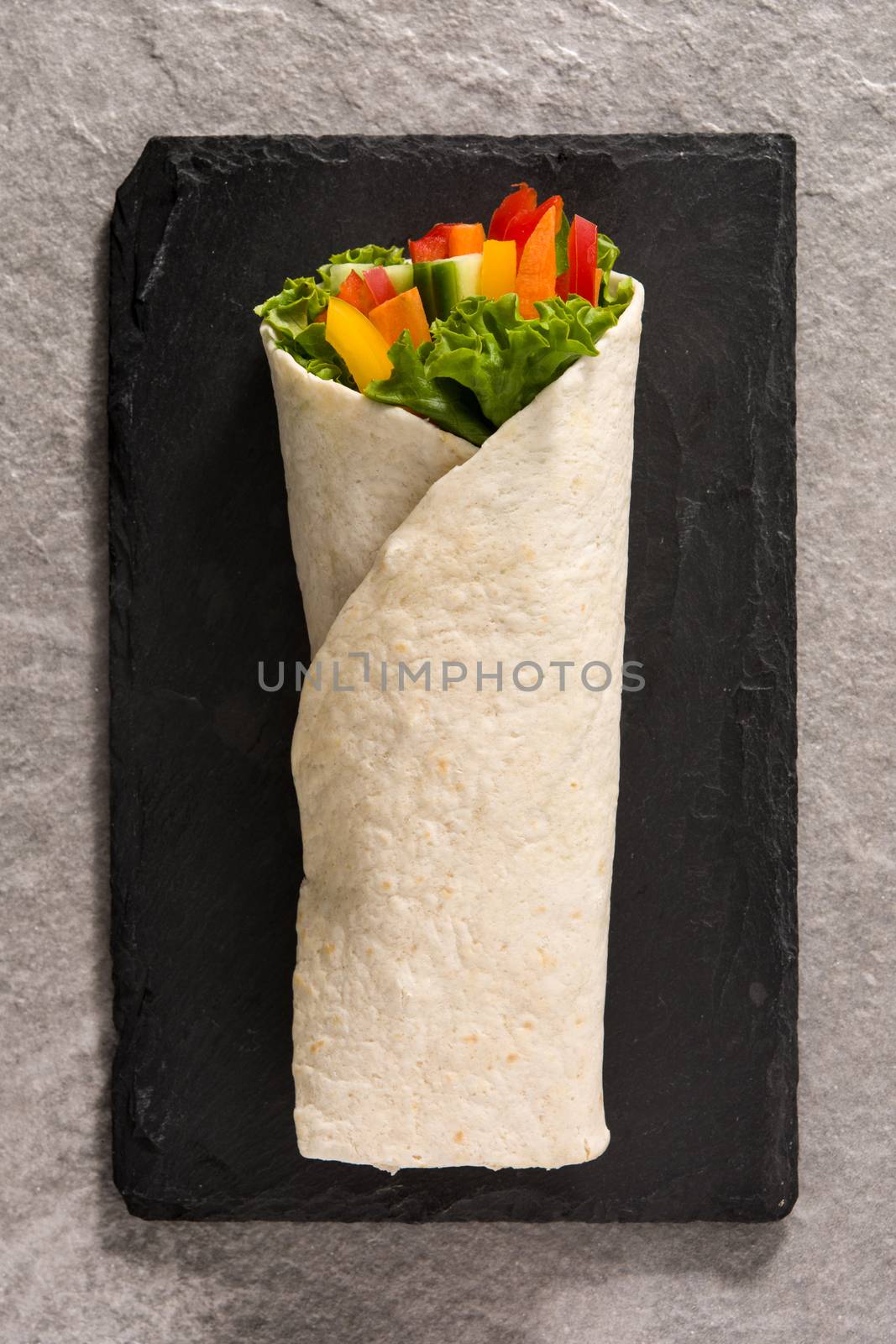 Vegetable tortilla wraps by chandlervid85