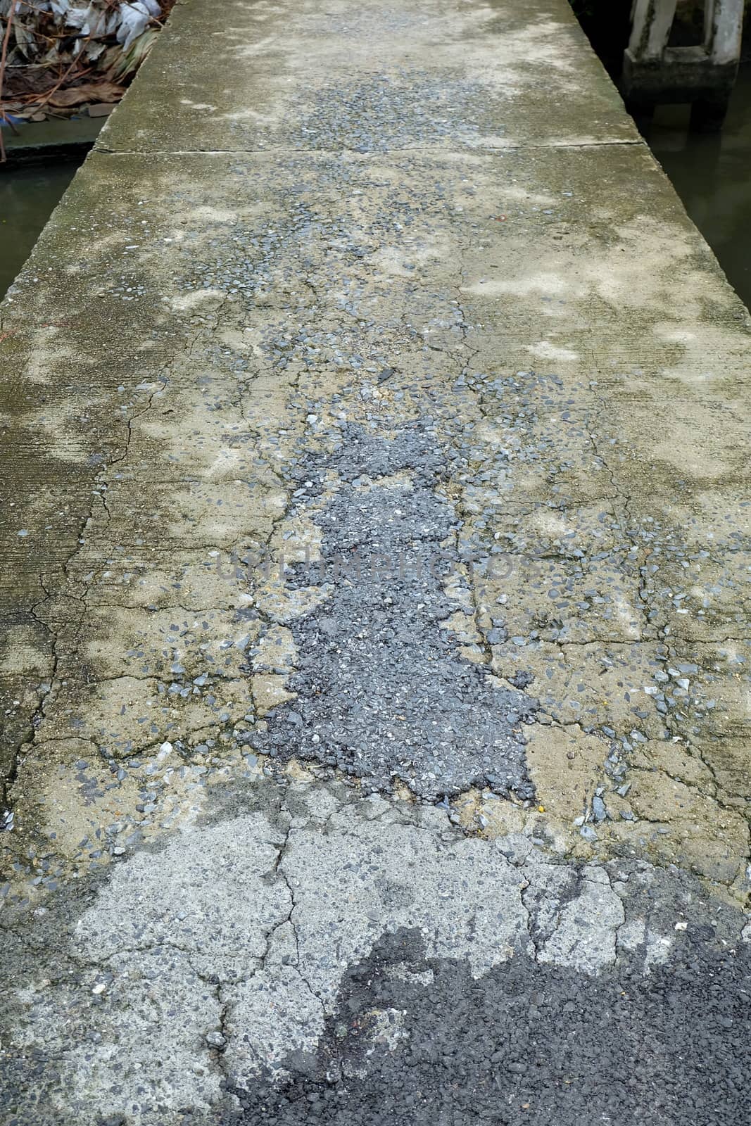 Old Concrete Path Way.
