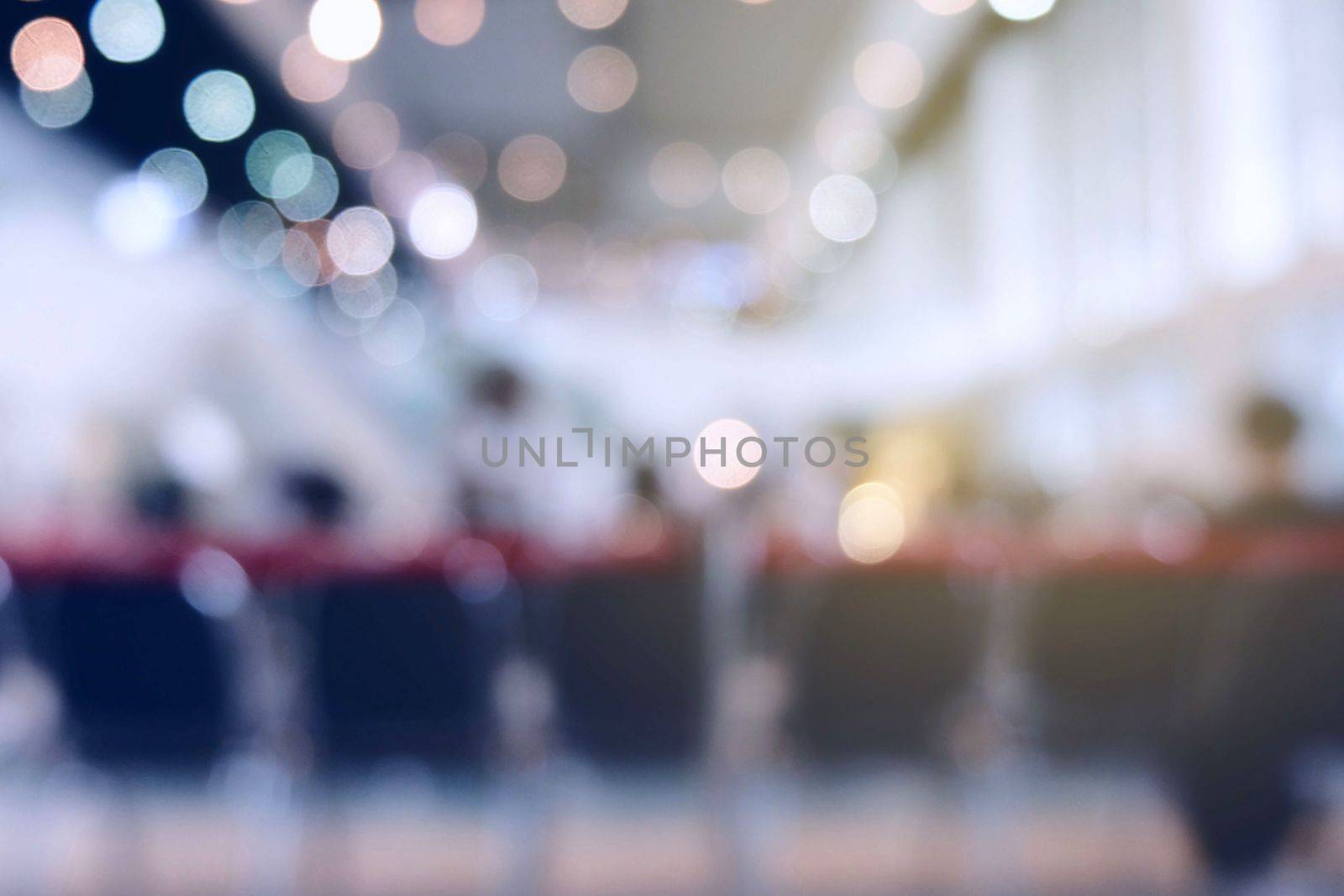 Blurred Meeting Room Background with Light Leak. by mesamong