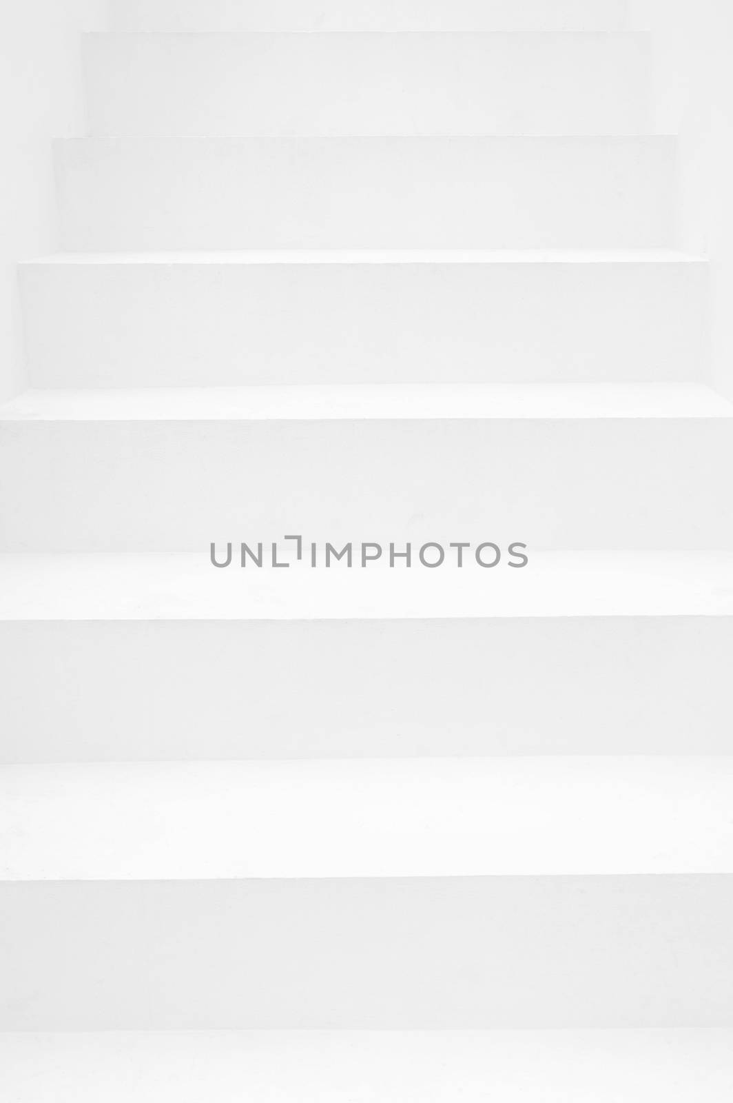 White Concrete Stair Background.