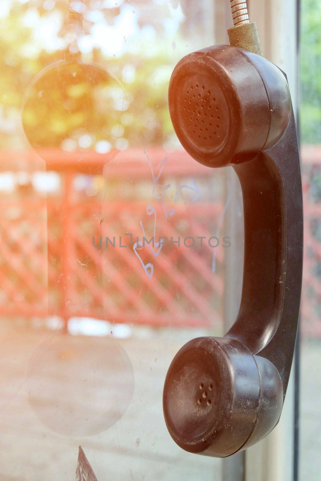 Old Public Telephones with Light Leak. by mesamong
