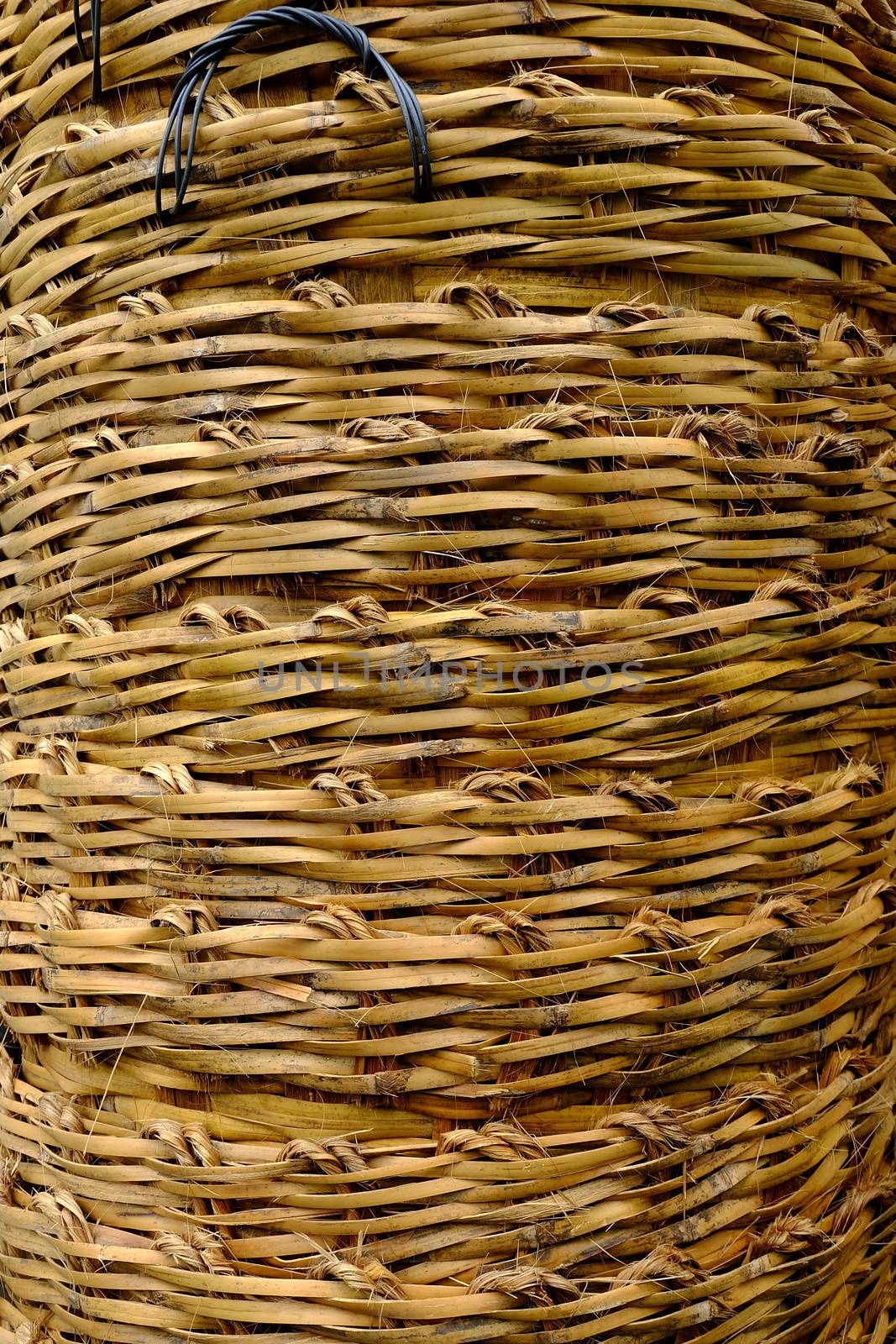 Close up Wicker Baskets.