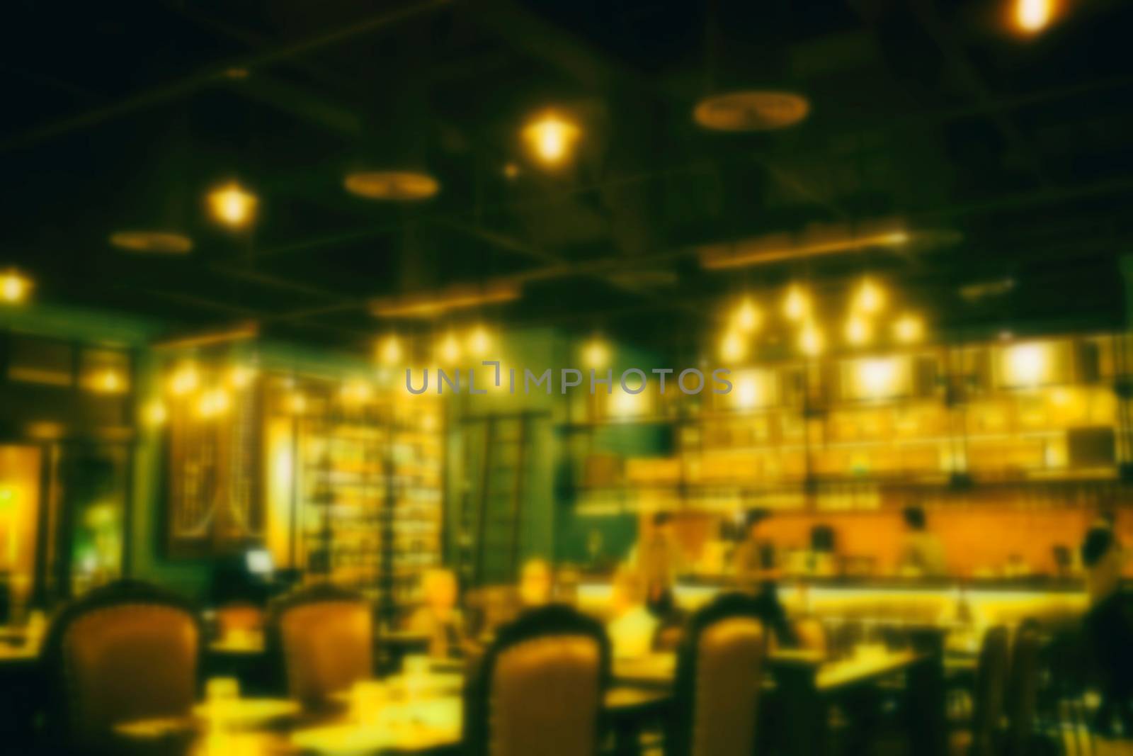 Blurred Restaurant Background. by mesamong