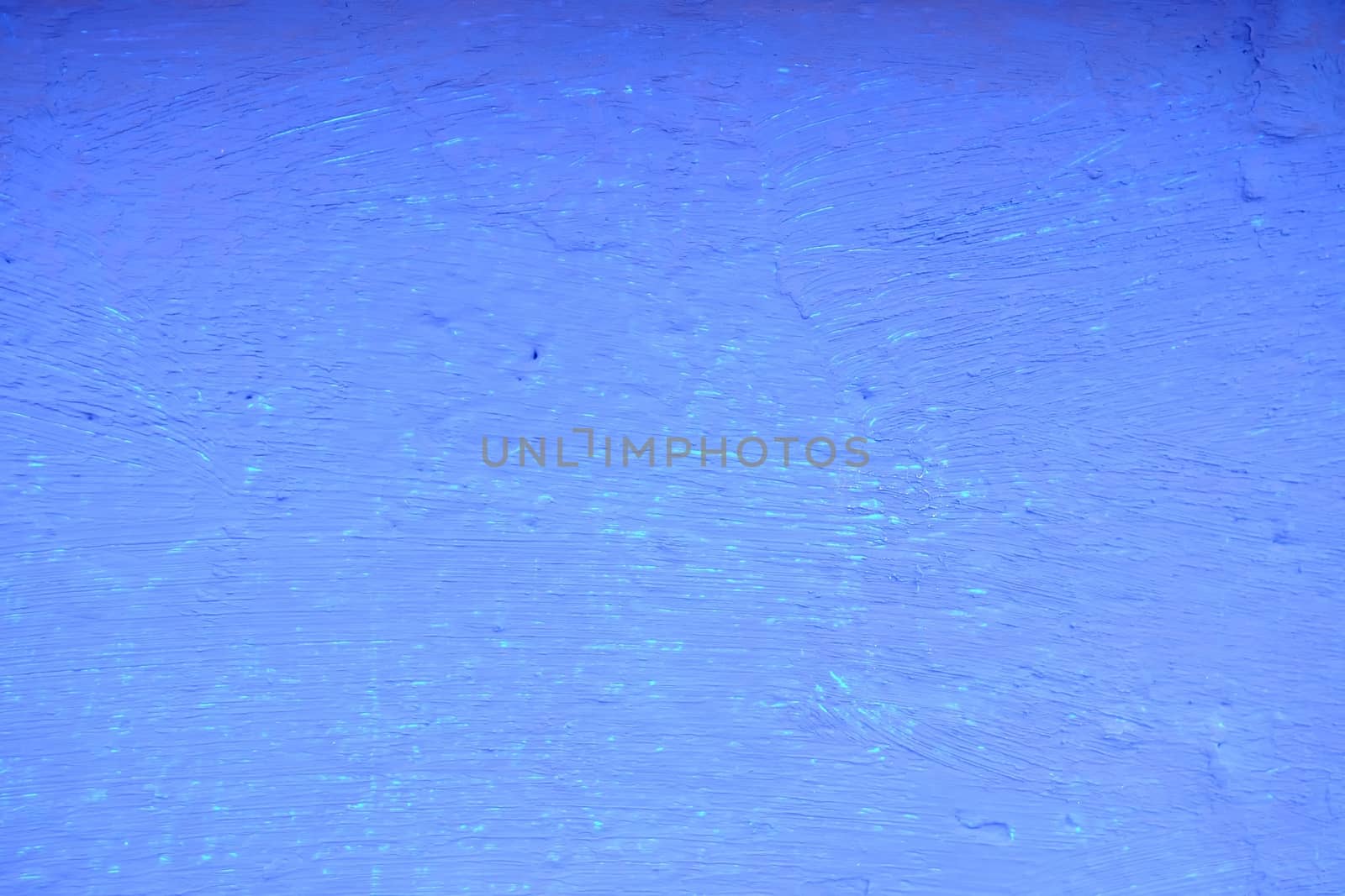 Blue Paint on Concrete Wall Background.