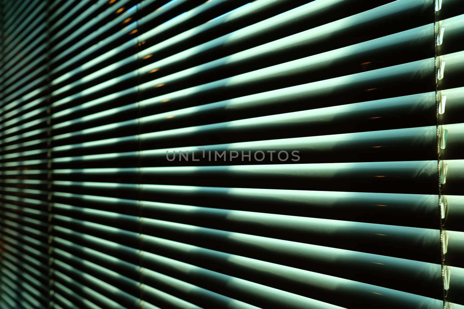 Window Blind with Soft Light Beam Background.