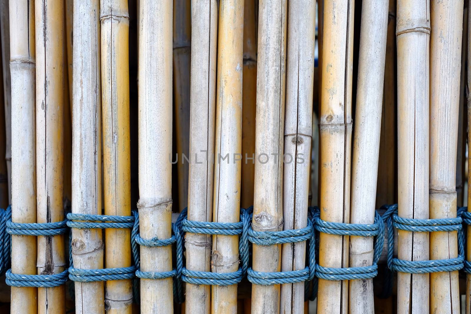 Bamboo Fence Background. by mesamong