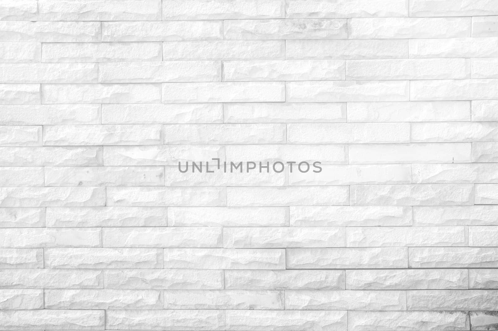 White Brick Wall Texture Background.