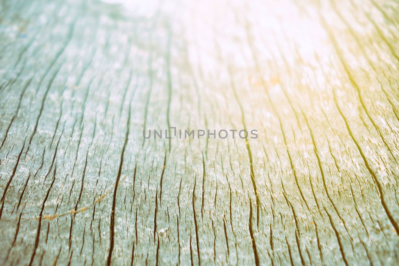 Close-up Wooden Board with Light Leak Background. by mesamong