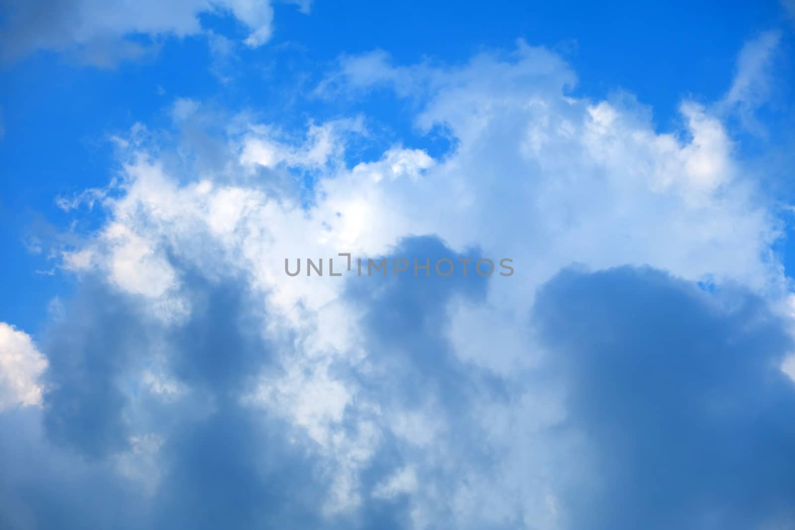 Blue Sky and Cloud Background. by mesamong