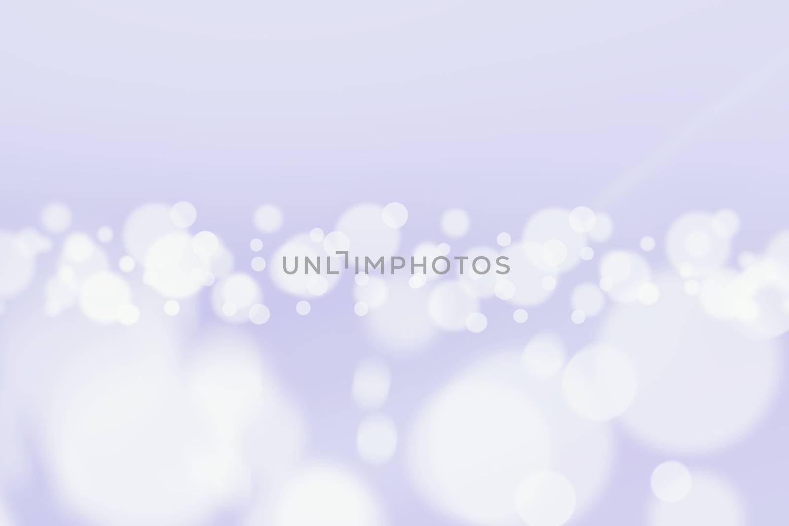 Abstract White Bokeh Background with Top Space for Text. by mesamong