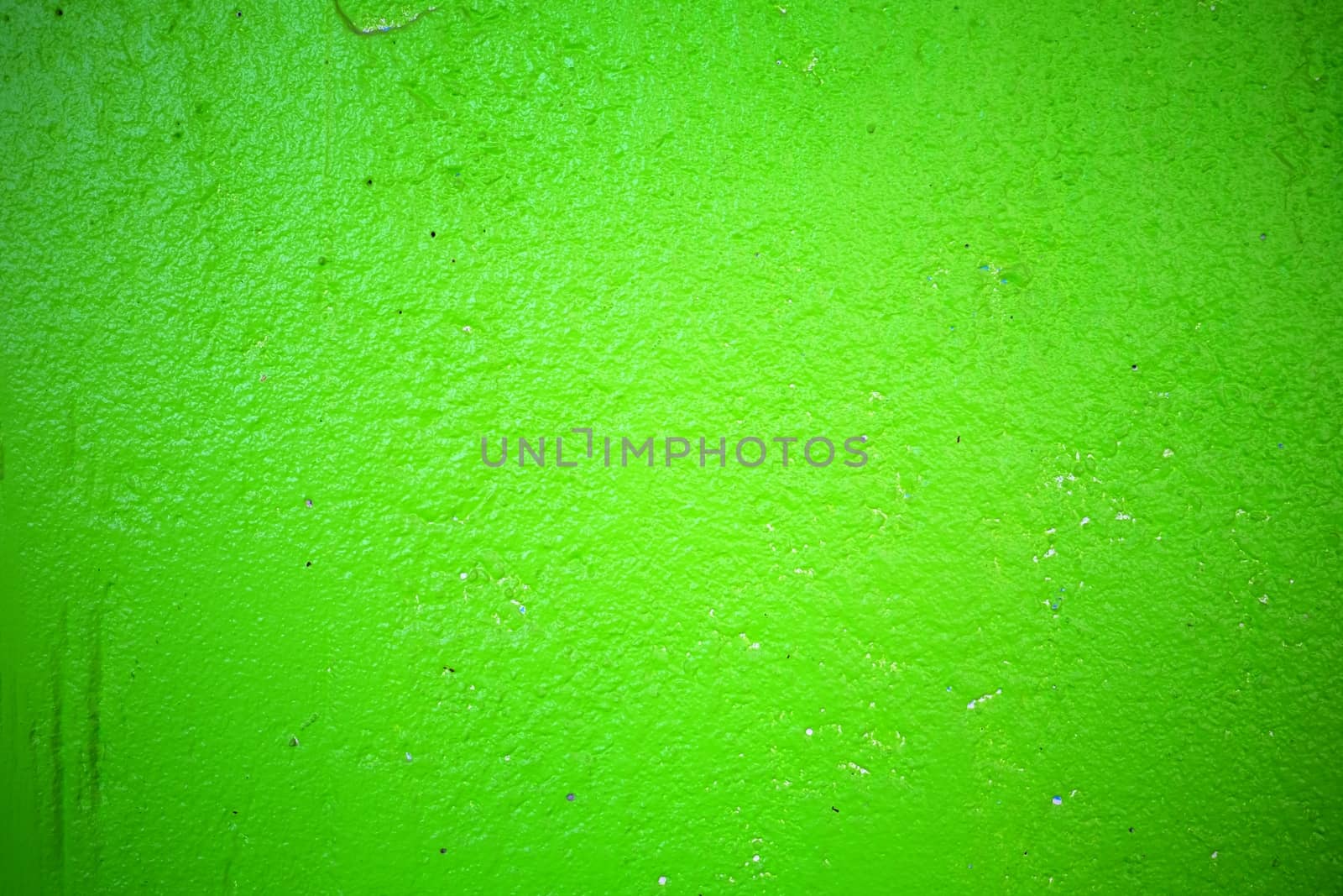 Old Green Painted Concrete Texture Wall.