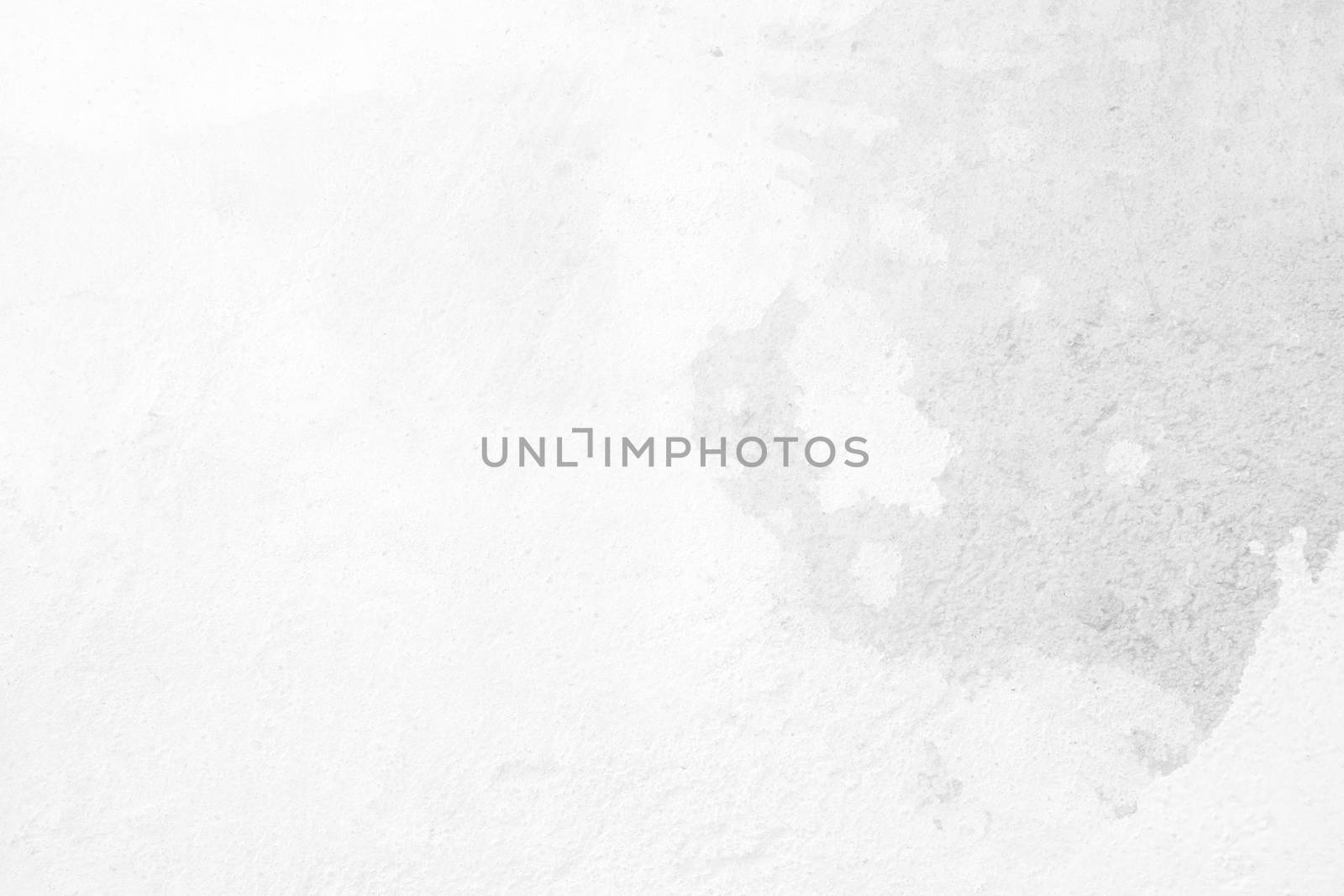 Unfinished White Painting on Concrete Wall Texture Background. by mesamong