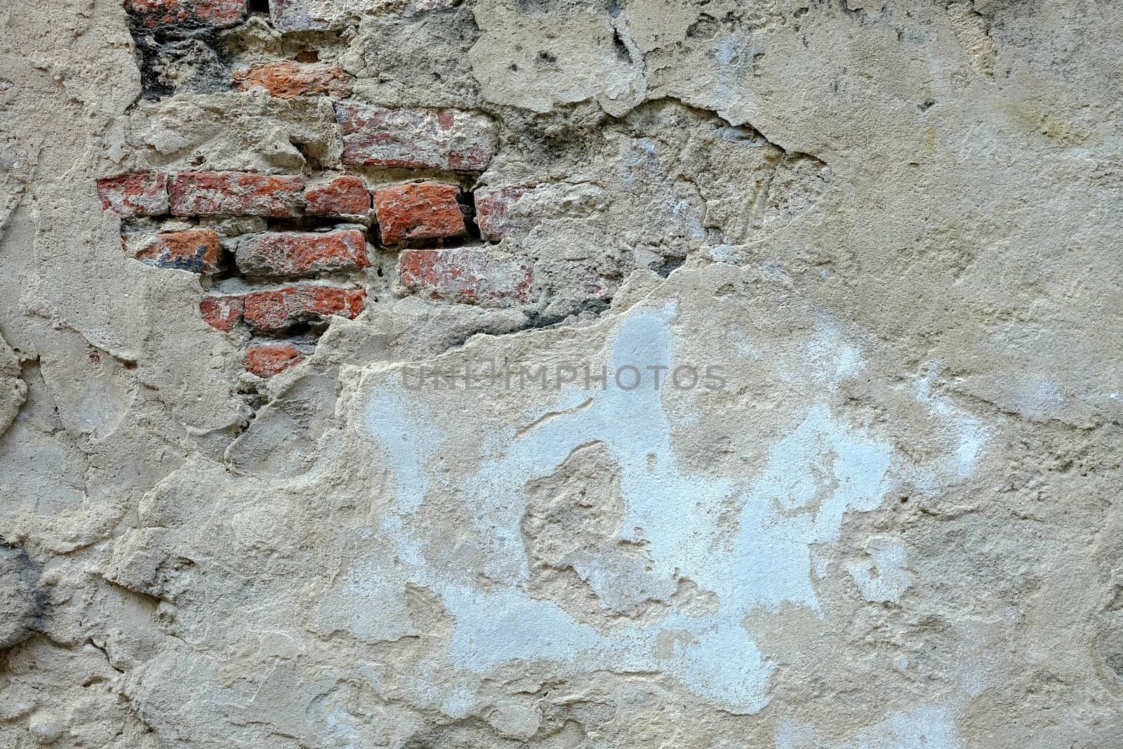 Old Broken Brick Texture Background. by mesamong