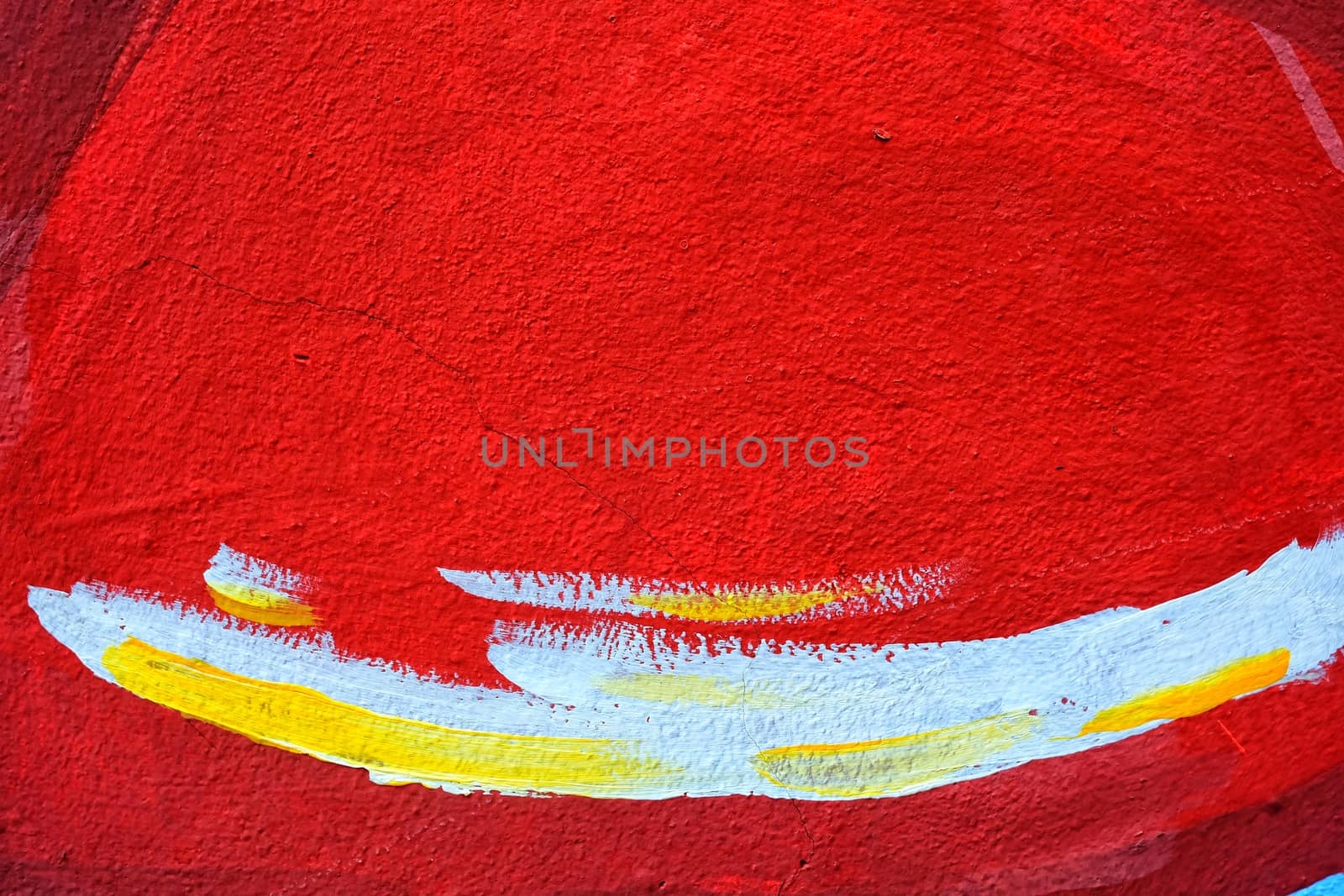Unfinished Painted on Concrete Wall. by mesamong