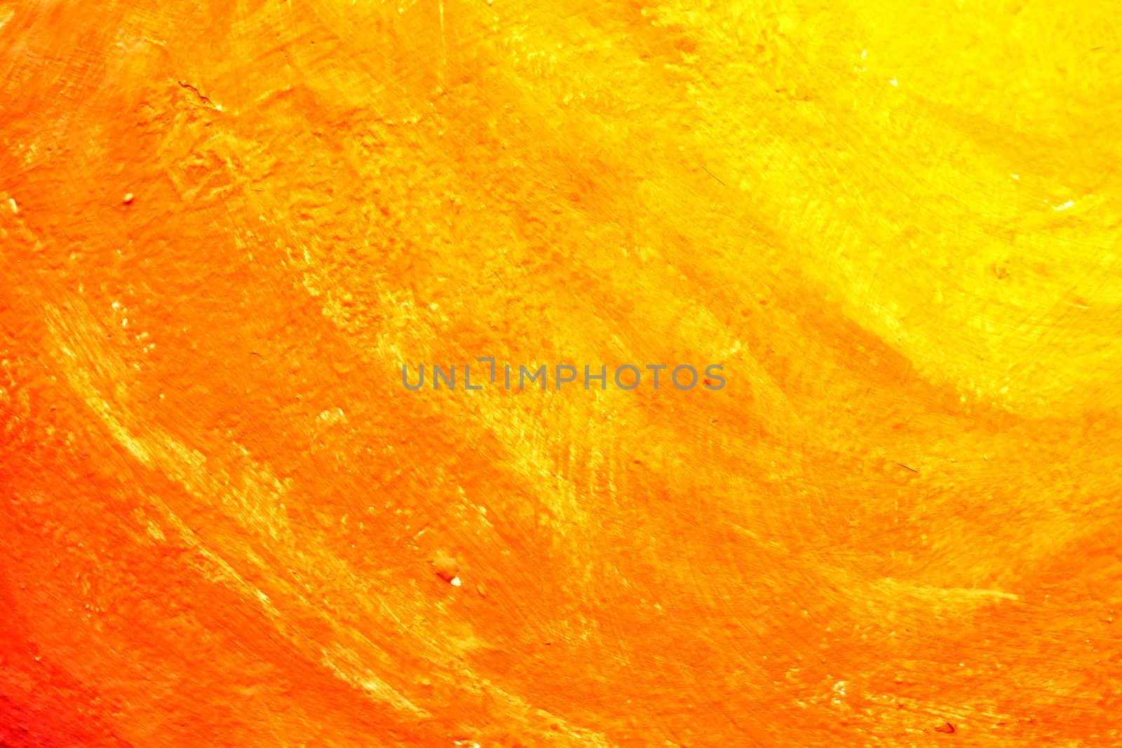 Orange Painting on Concrete Background. by mesamong