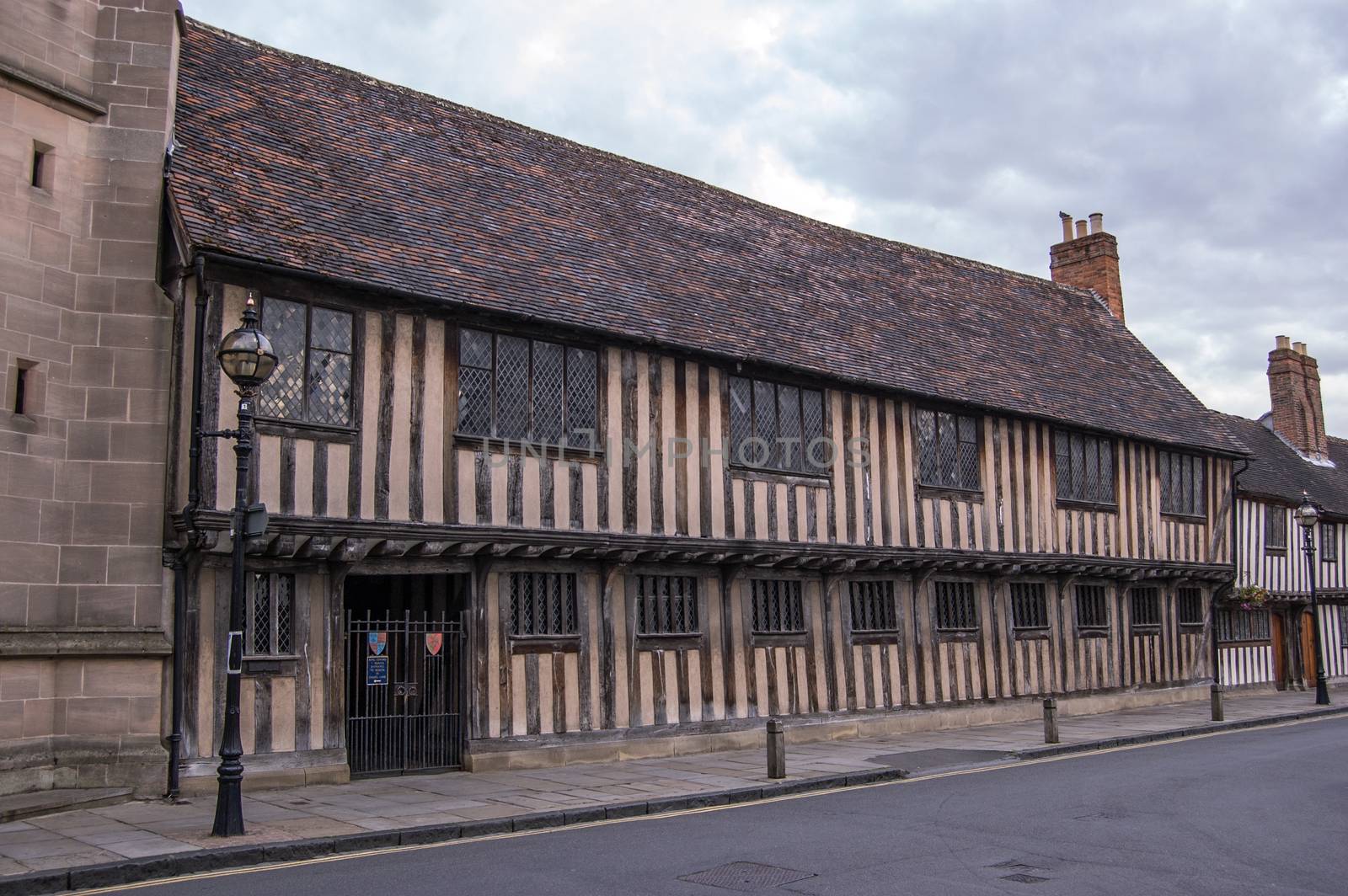 The historic King Edward VI school in Stratford Upon Avon, Warwickshire. Dating from the thirteenth century it is believed William Shakespeare was a pupil here.