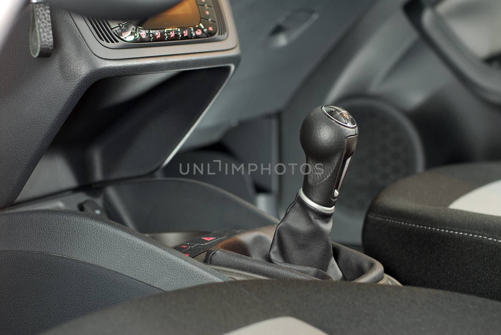 maual shift lever in the passenger car by aselsa
