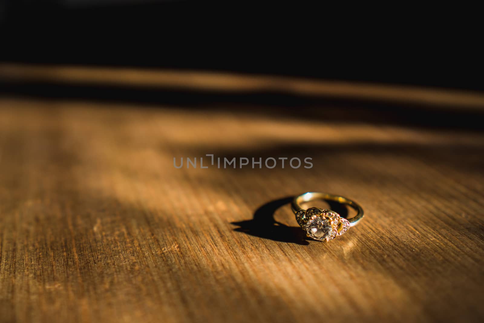 Gold Diamond Engagement Ring by samULvisuals