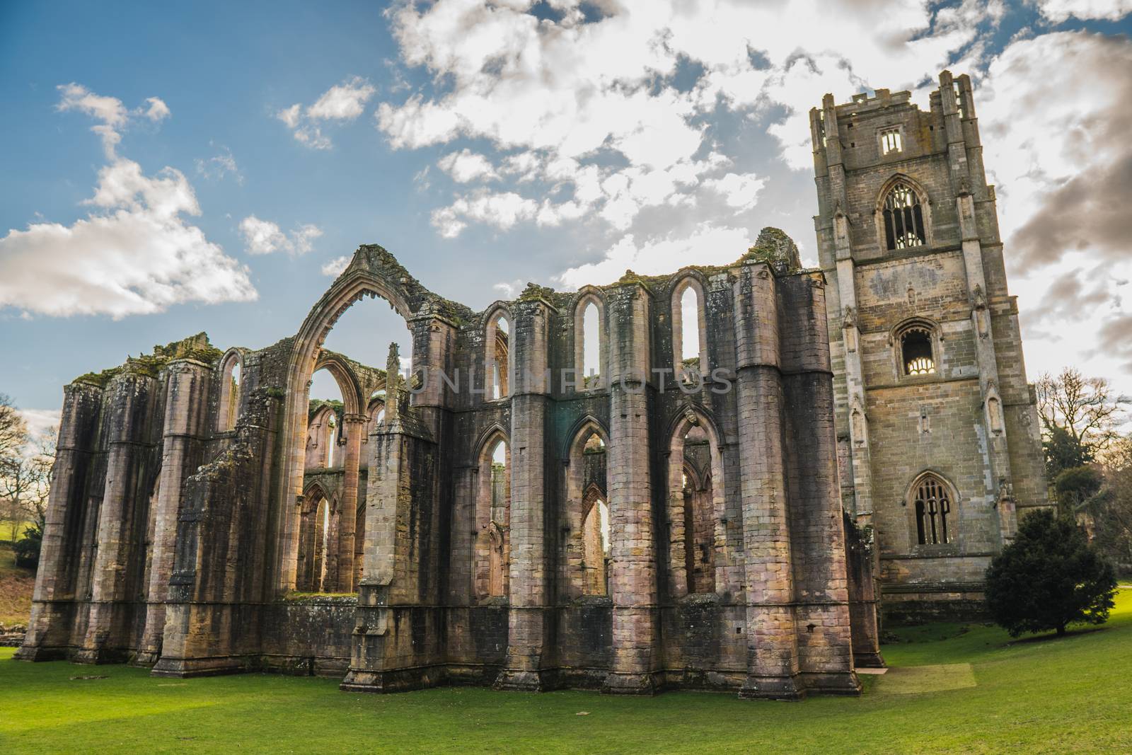 Fountains Abbey in Yorkshire