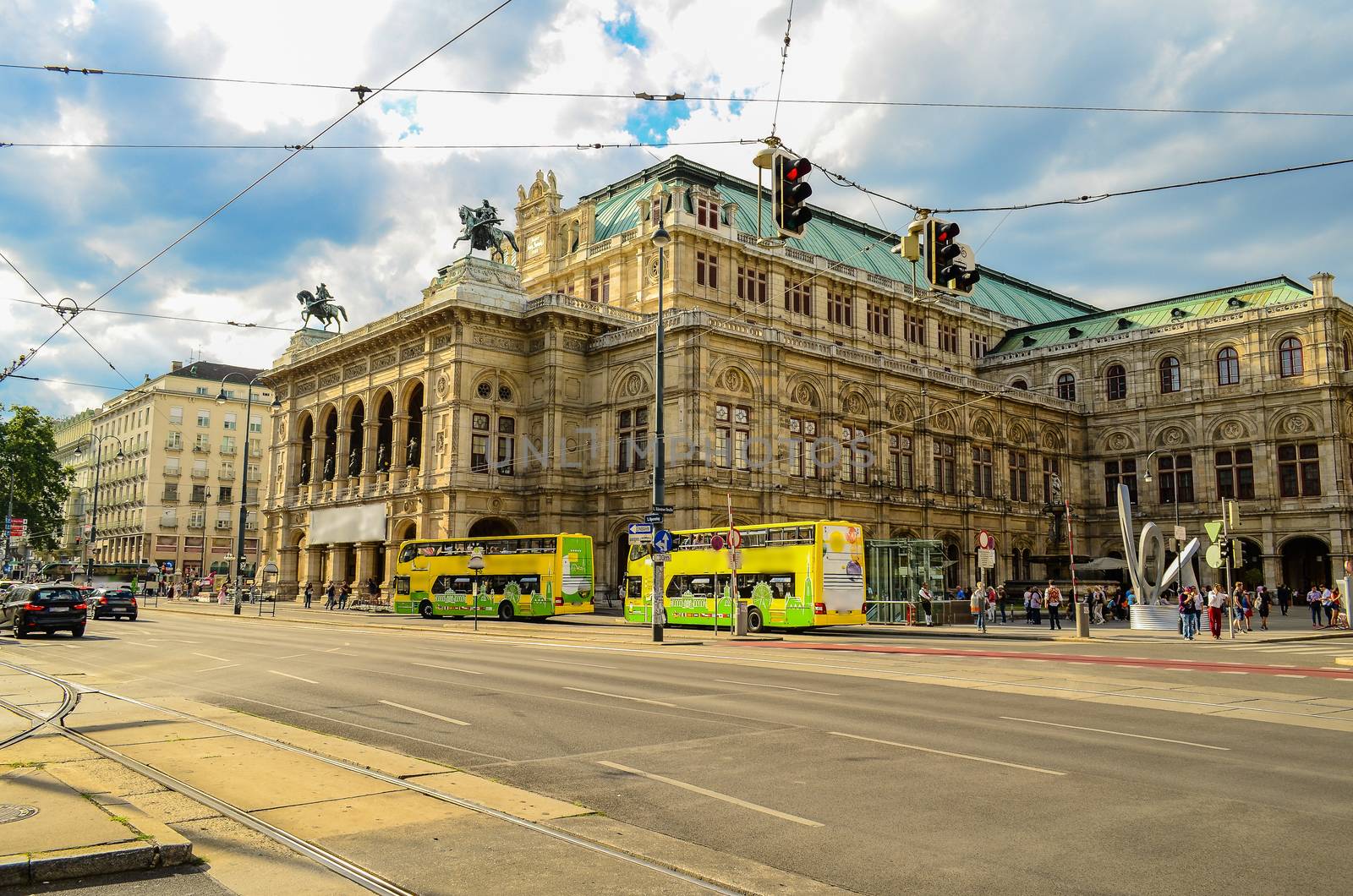 The Vienna State Opera house, Austria by chernobrovin