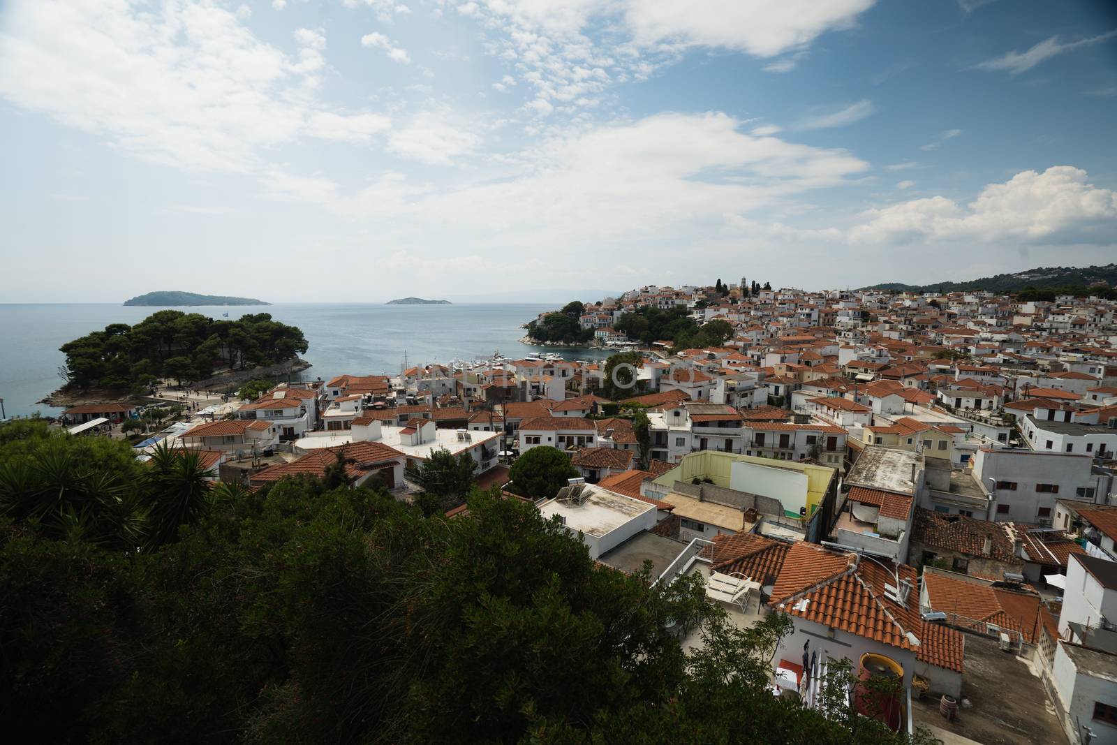 Skiathos Town in Greece by samULvisuals