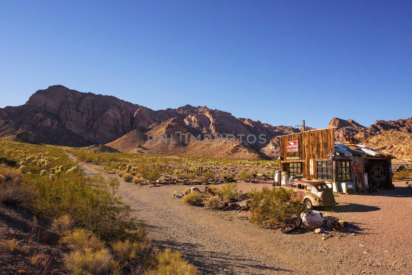 Nelson ghost town located in the El Dorado Canyon near Las Vegas, Nevada by nickfox