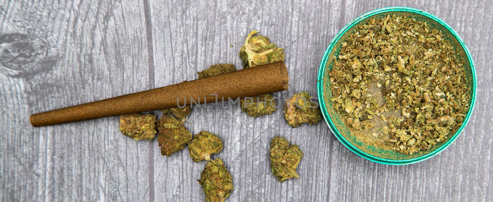 Preparing to Roll Medical Marijuana Buds by kreativepics