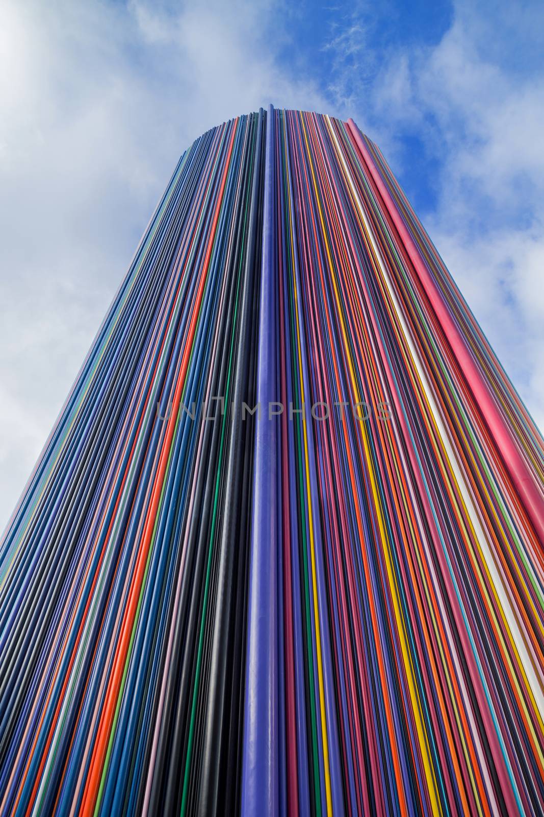 PARIS, FRANCE: Modern office building of the Business Center Tour, in La Defense business district, Paris, France