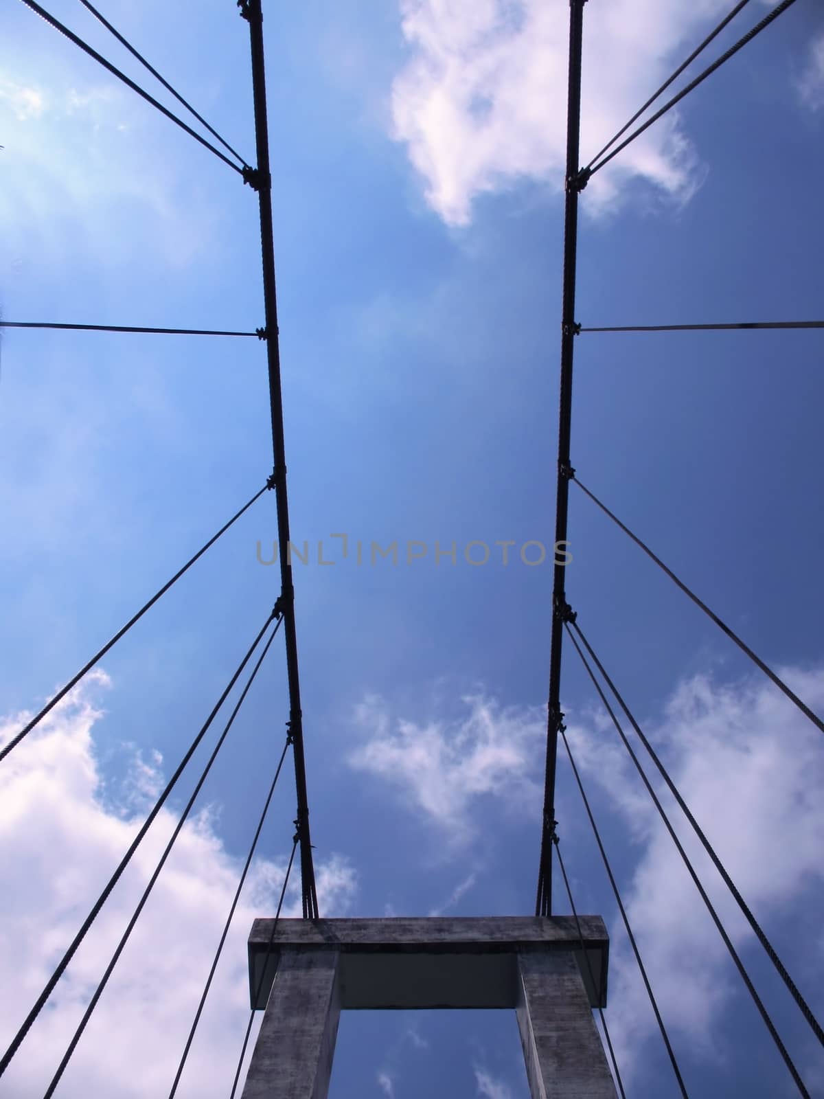 -- this type of bridge can be often seen in Taiwan's mountains