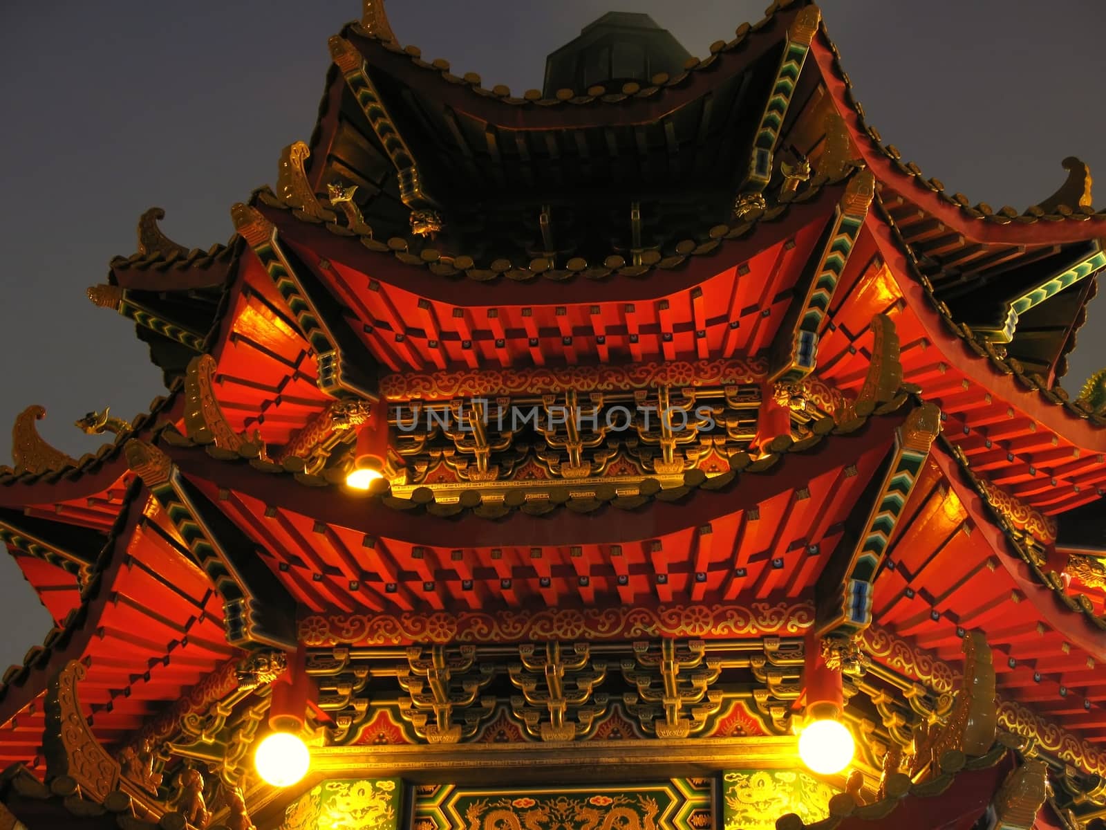 -- a traditional incense burning shrine seen in southern Taiwan
