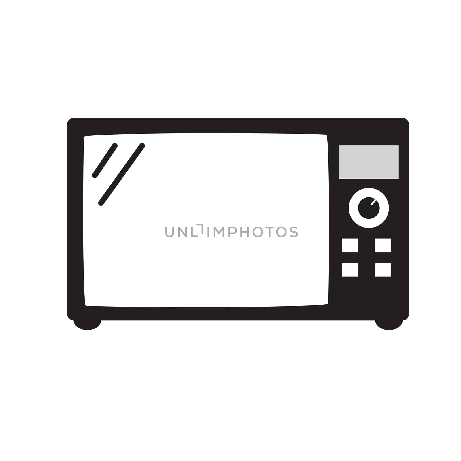 microwave icon on white background. flat style. microwave icon for your web site design, logo, app, UI. microwave sign. 