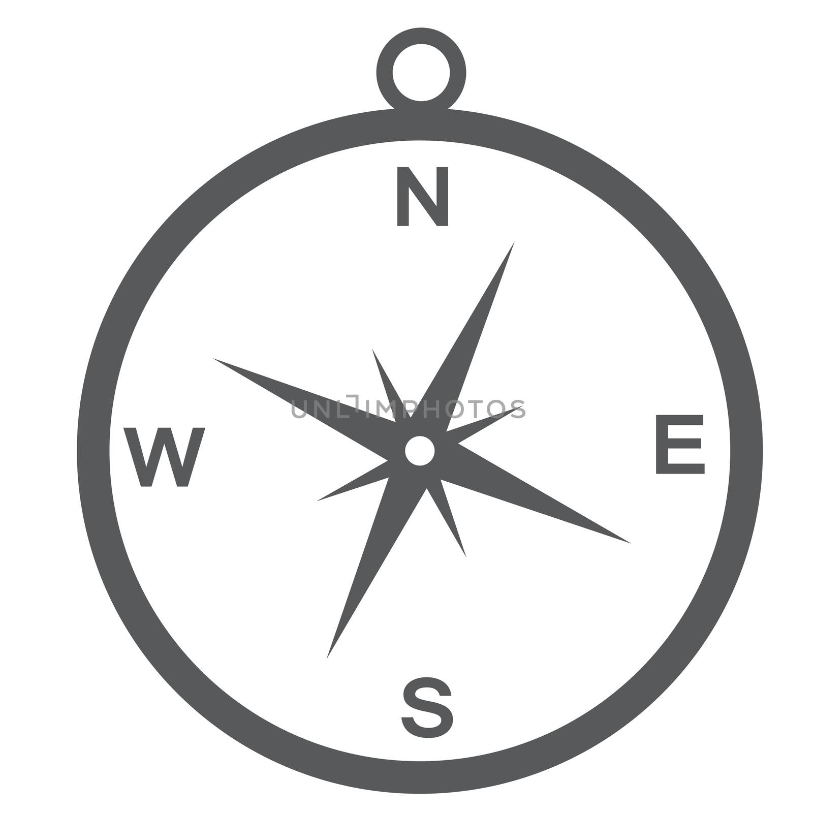 compass icon on white background. flat style. compass icon for your web site design, logo, app, UI. compass symbol.