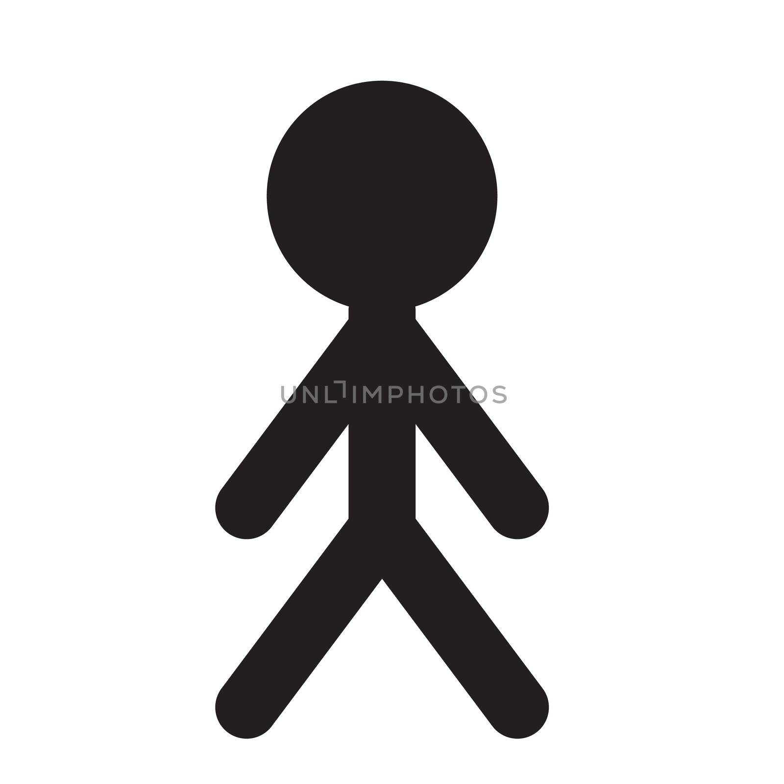people icon on white background. flat style. people icon for your web site design, logo, app, UI. people symbol.