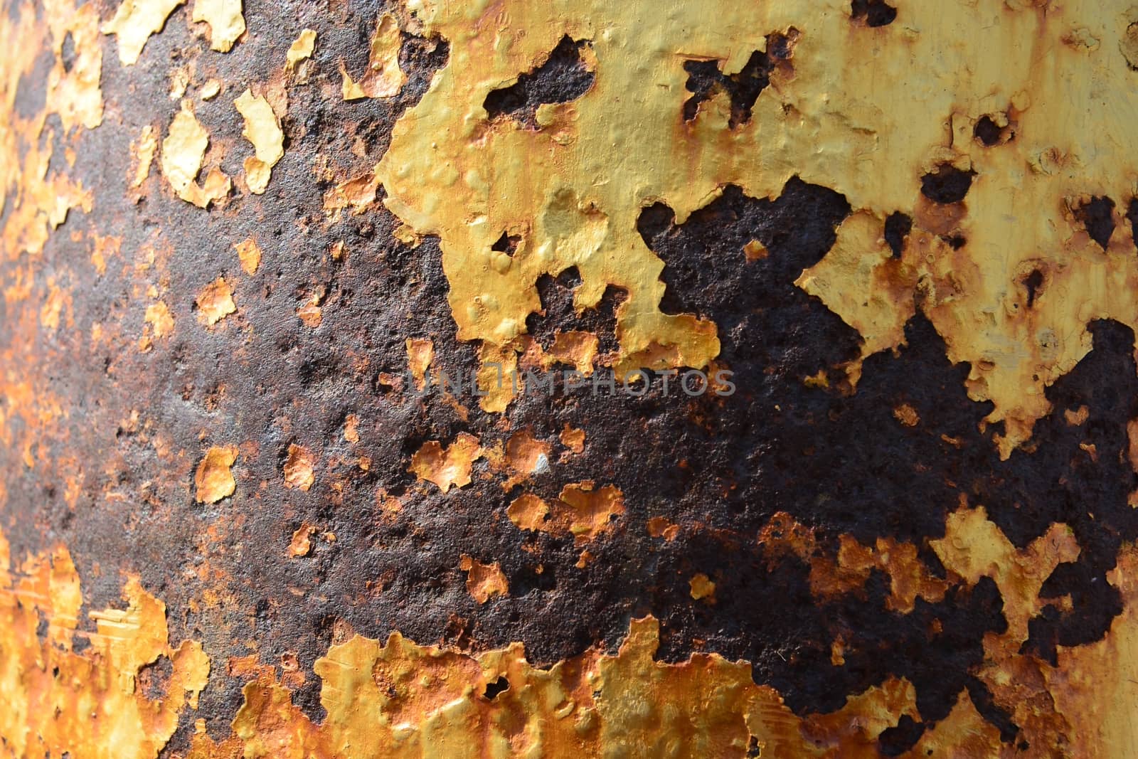 close up background and texture of grunge background iron rusty artistic wall peeling paint