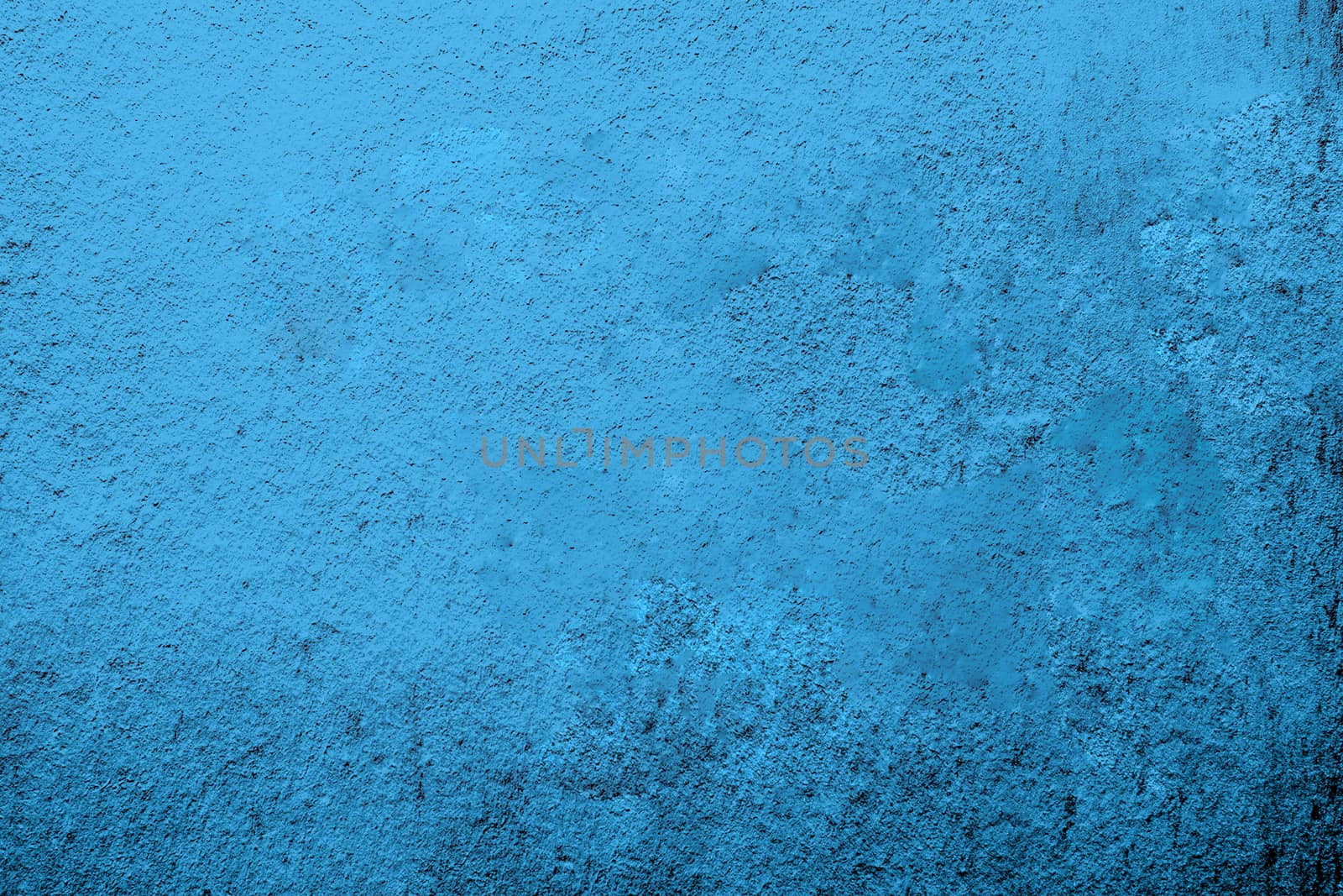 Blue decorative stucco wall, cement grunge textured banner, stylized wallpaper. Abstract background. by chernobrovin
