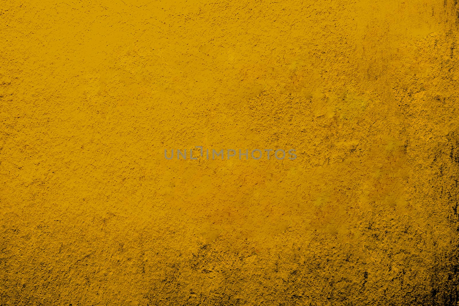 Stucco cement wall, decorative grunge abstract yellow background.  Textured banner stylized wallpaper. by chernobrovin