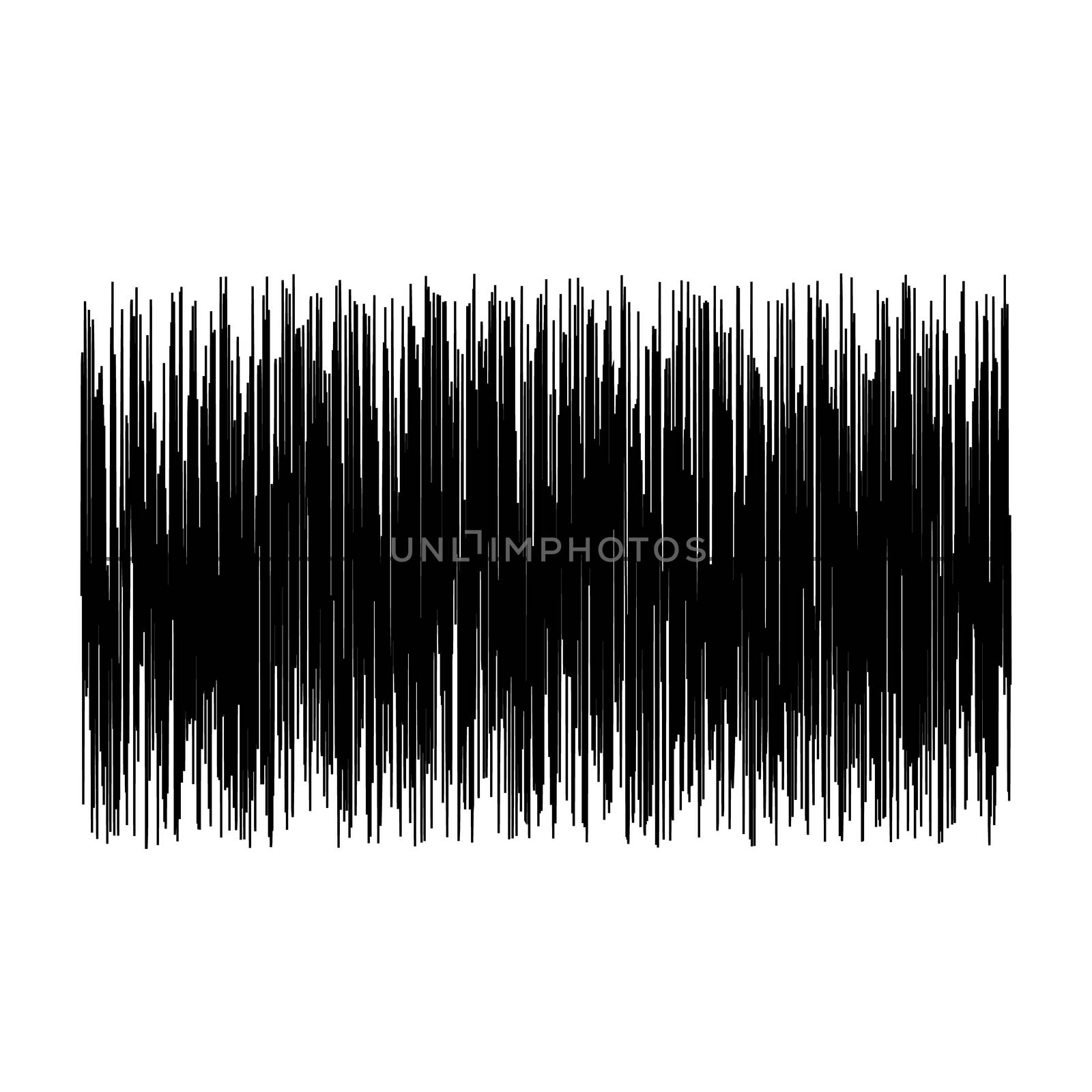 sound wave on white background. flat style. sound wave icon for  by suthee