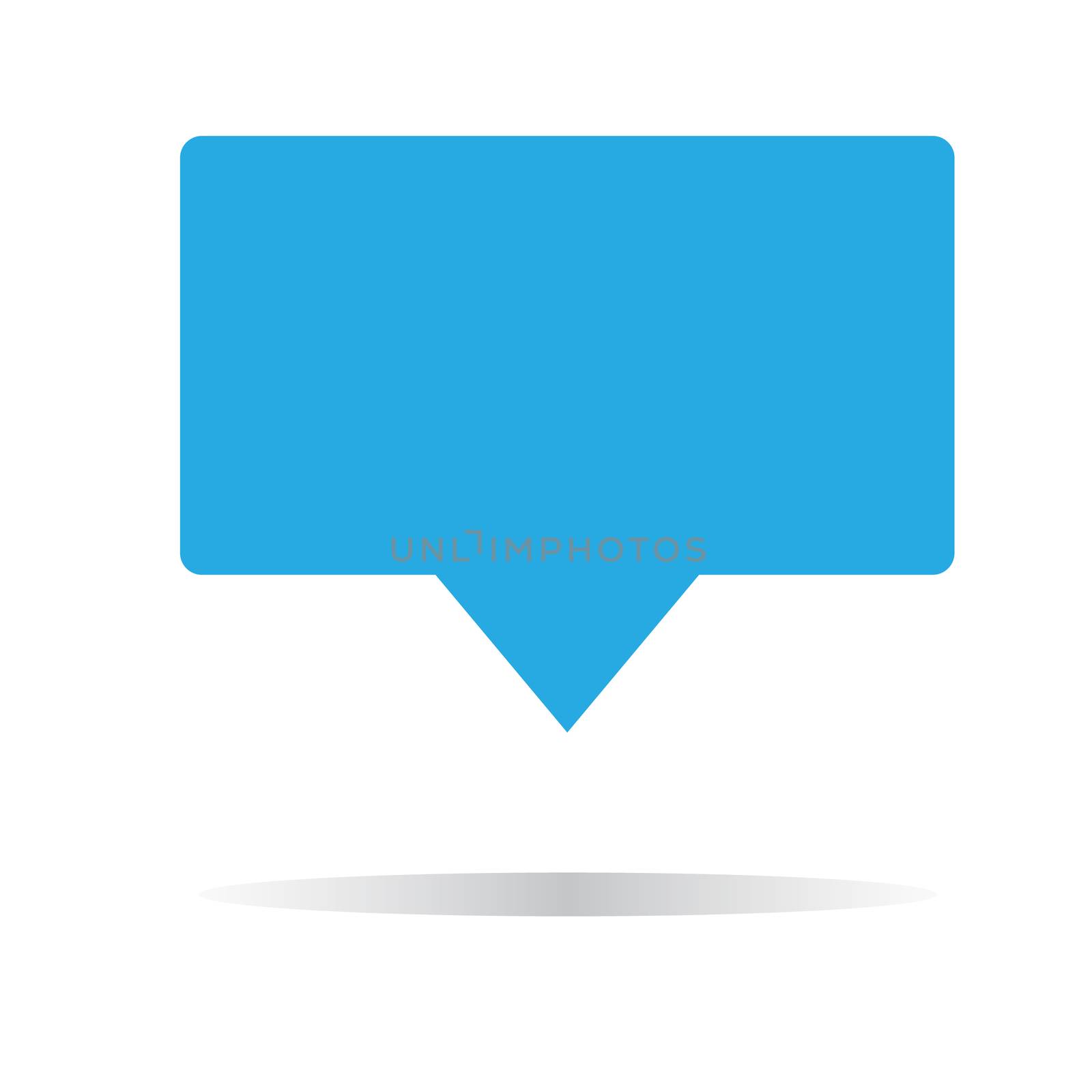 Speech bubble icon on white background. Speech bubble sign. Spee by suthee