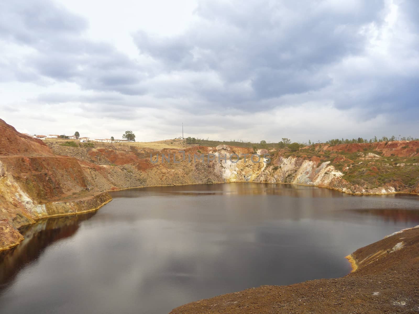 Sao Domingos Mine, open-pit mine in Corte do Pinto, Alentejo, Portugal. by kb79