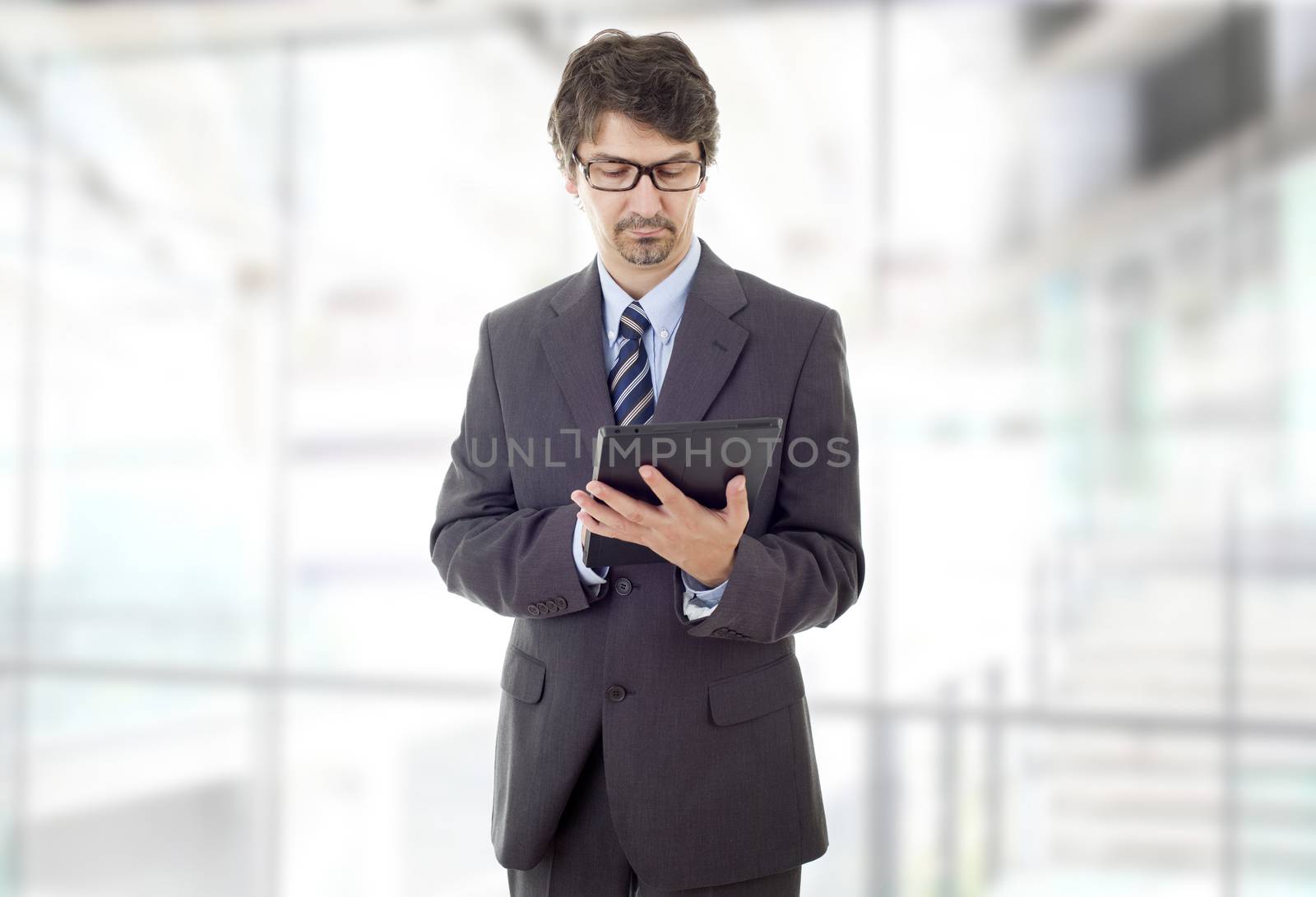 businessman with a tablet pc, at the office