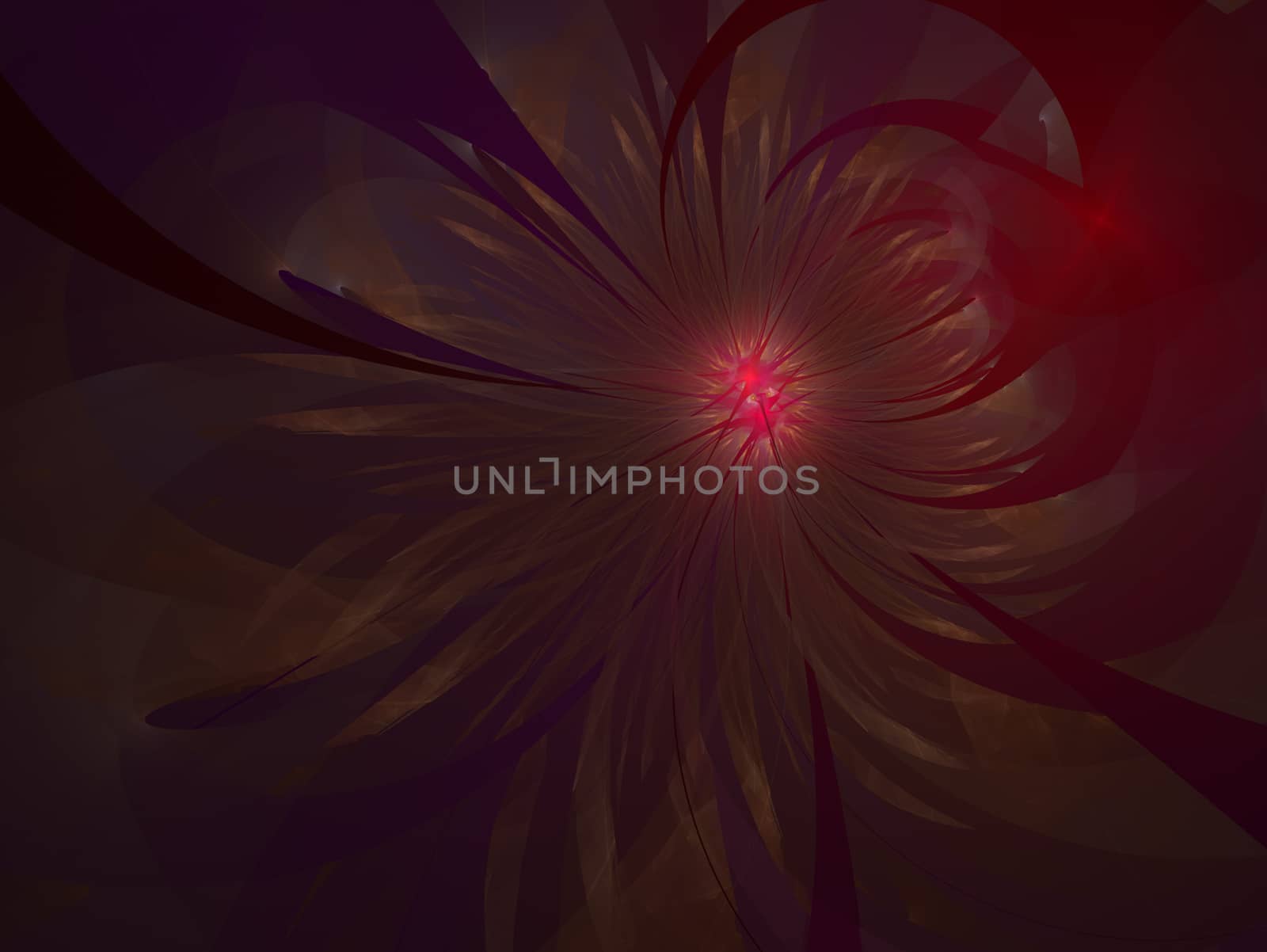 Dark red gentle and soft fractal flowers computer generated image for logo, design concepts, web, prints, posters. Flower background