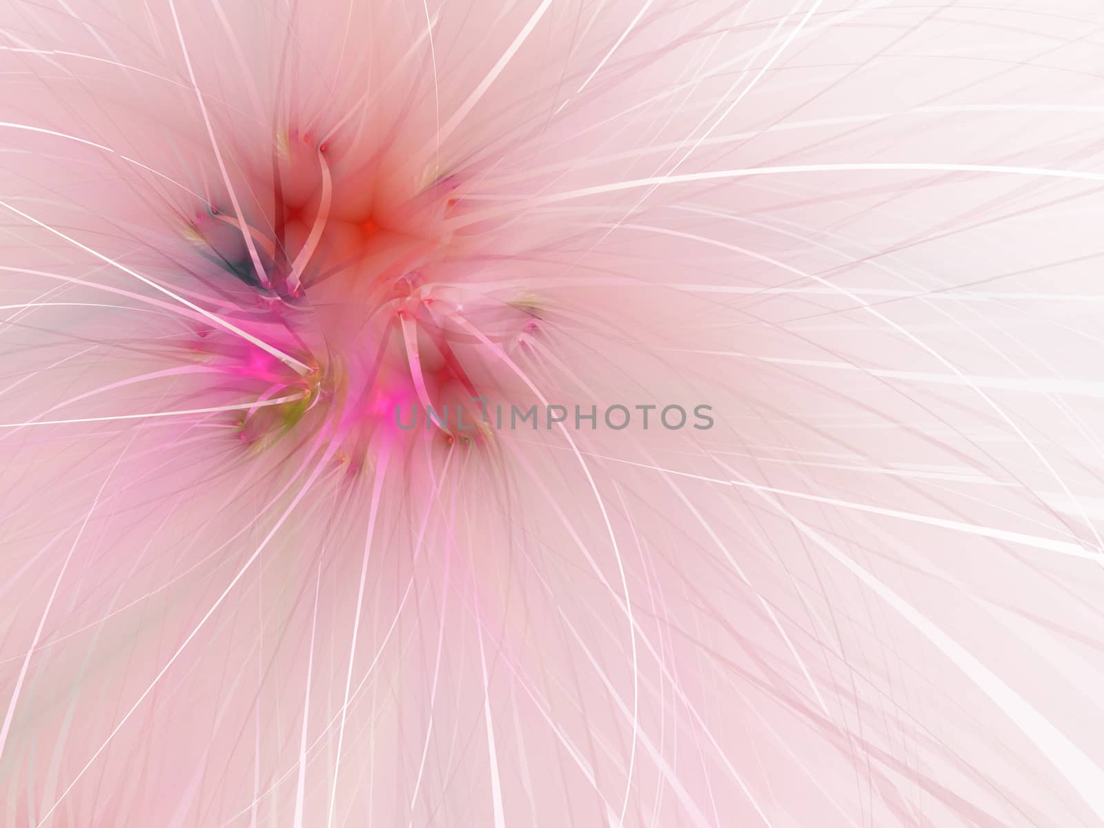 Pink gentle and soft fractal flowers computer generated image for logo, design concepts, web, prints, posters. Flower background