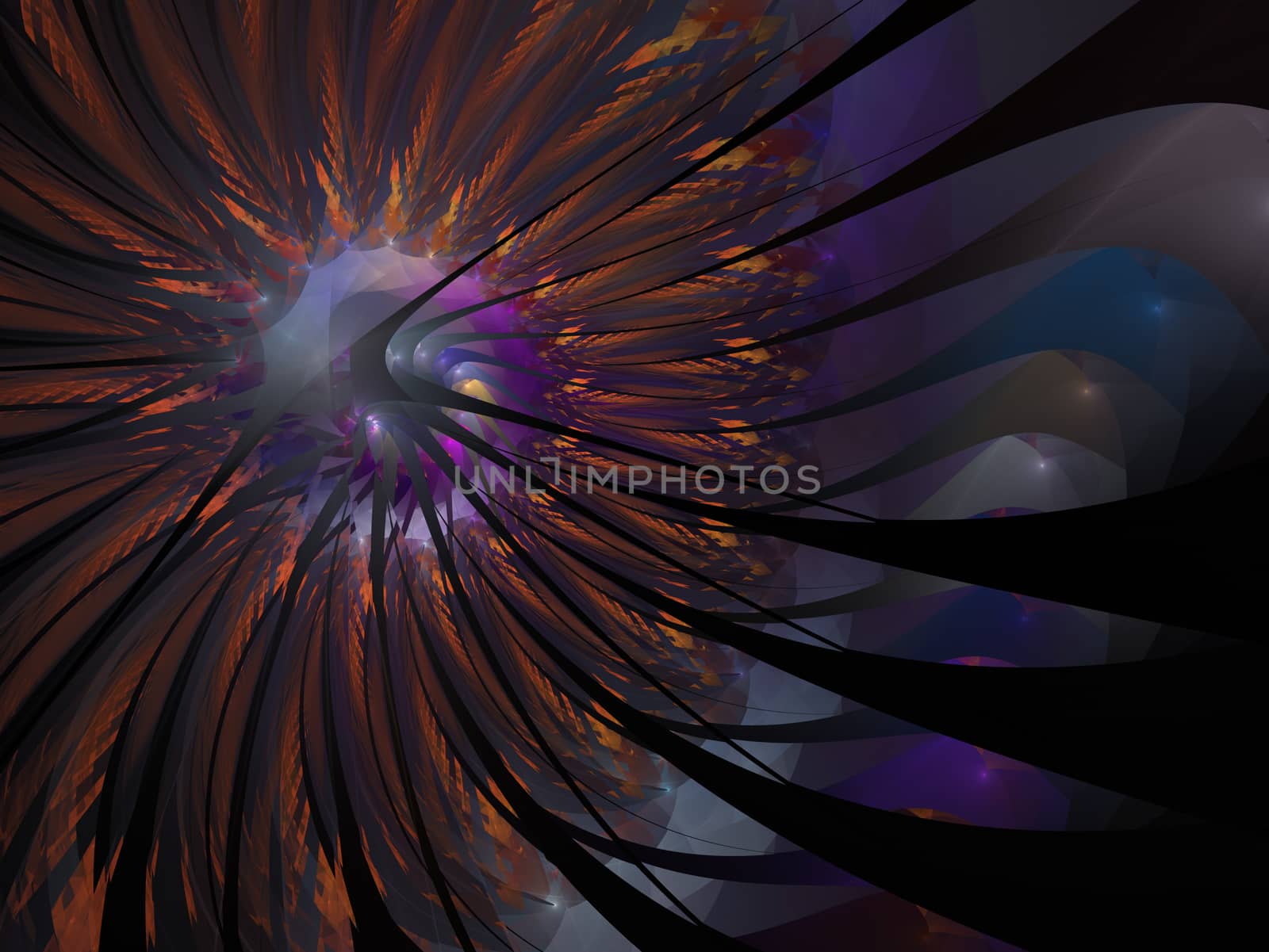Gentle and soft fractal flowers computer generated image for logo, design concepts, web, prints, posters. Flower background