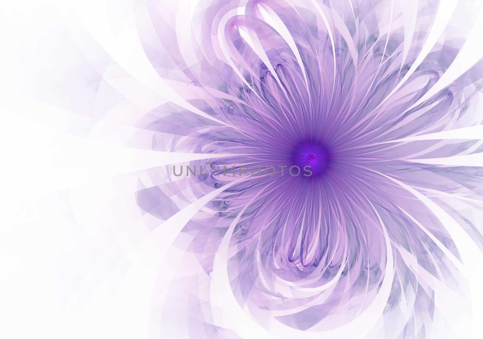 Gentle and soft fractal flowers computer generated image for logo, design concepts, web, prints, posters. Flower background