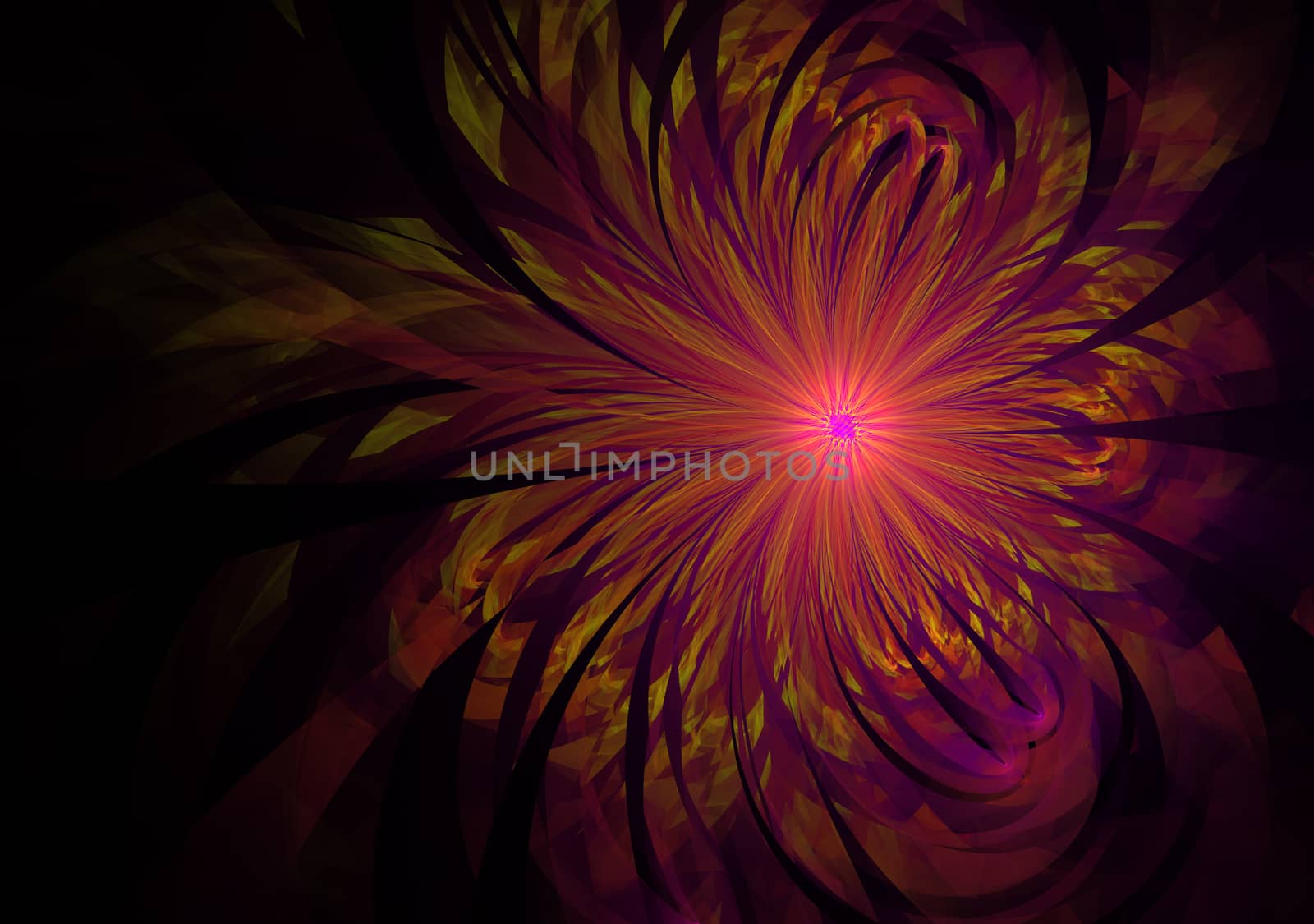 Gentle and soft fractal pink flower computer generated image for logo, design concepts, web, prints, posters. Flower background