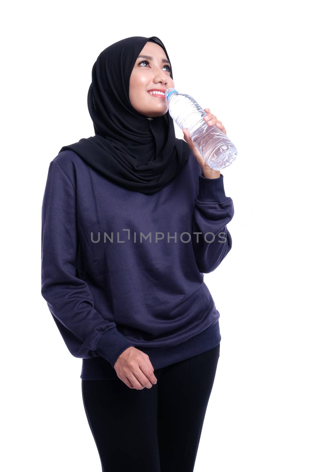 Pretty Muslim woman fitness lifestyle. by alkansari2020