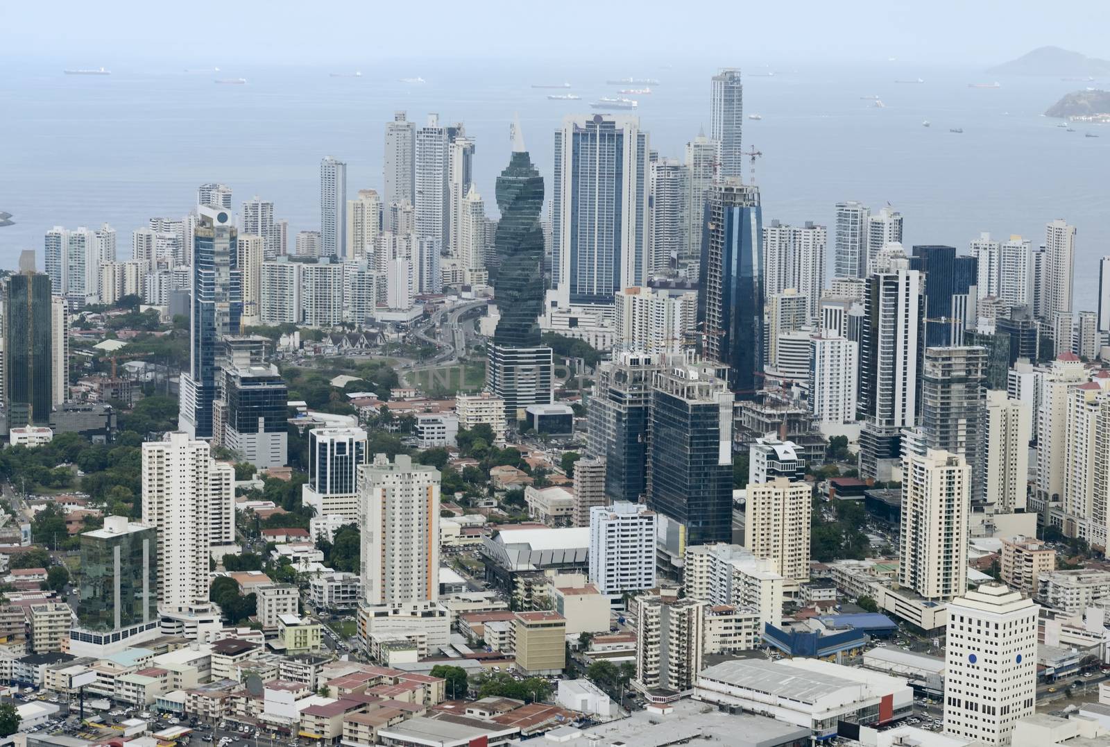 Aerial View Of Panama City, Panama by dani3315