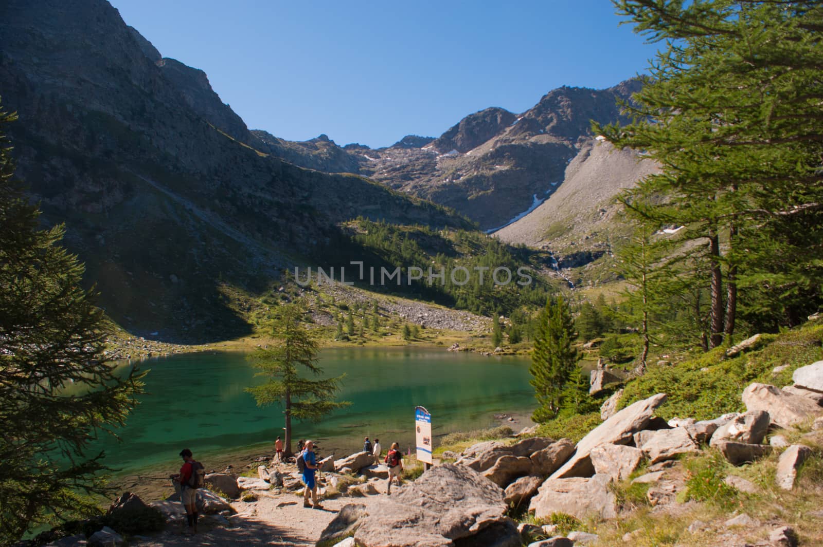 lake d'arpy,val d'aosta,italy