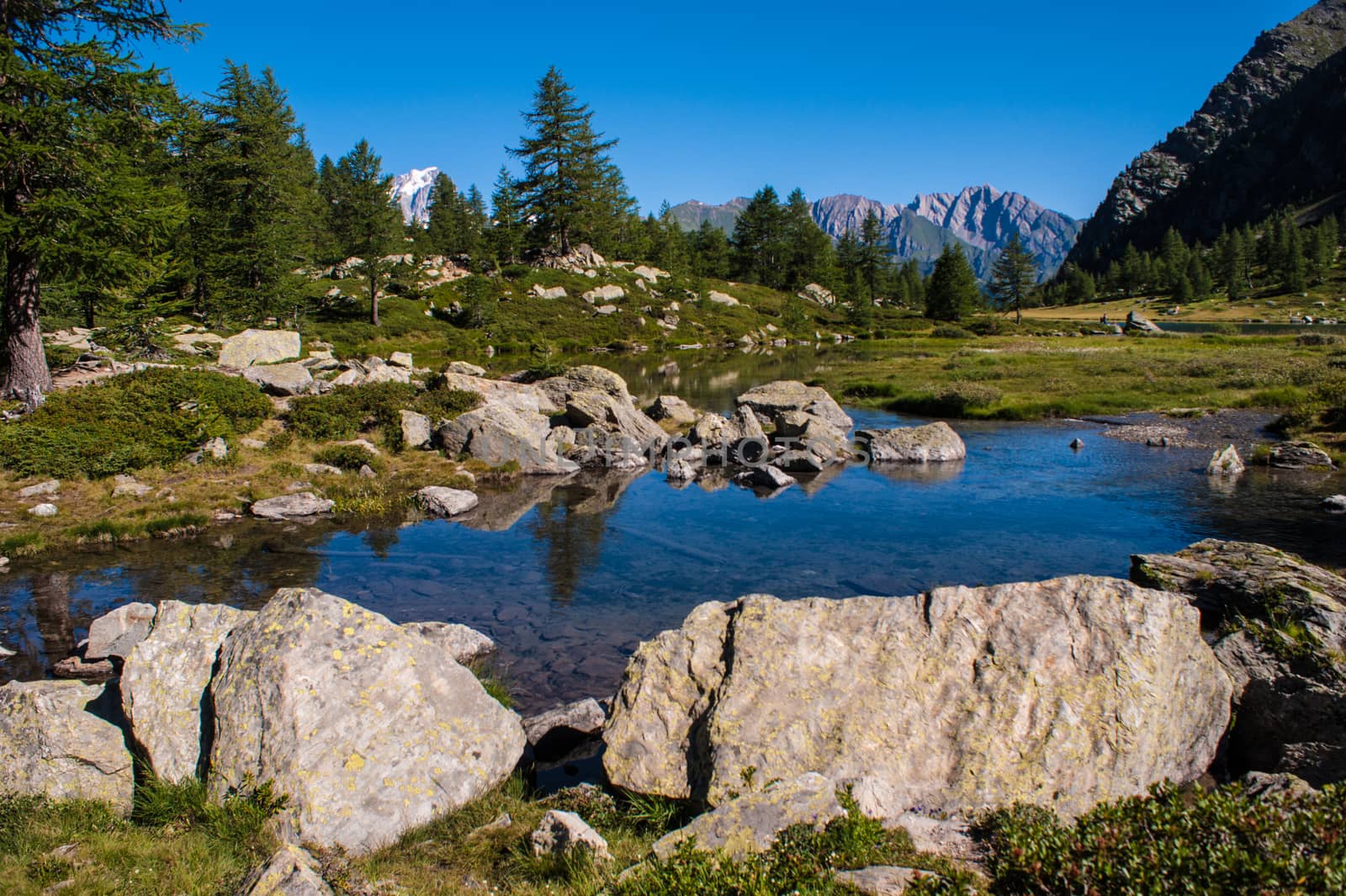 lake d'arpy,val d'aosta,italy